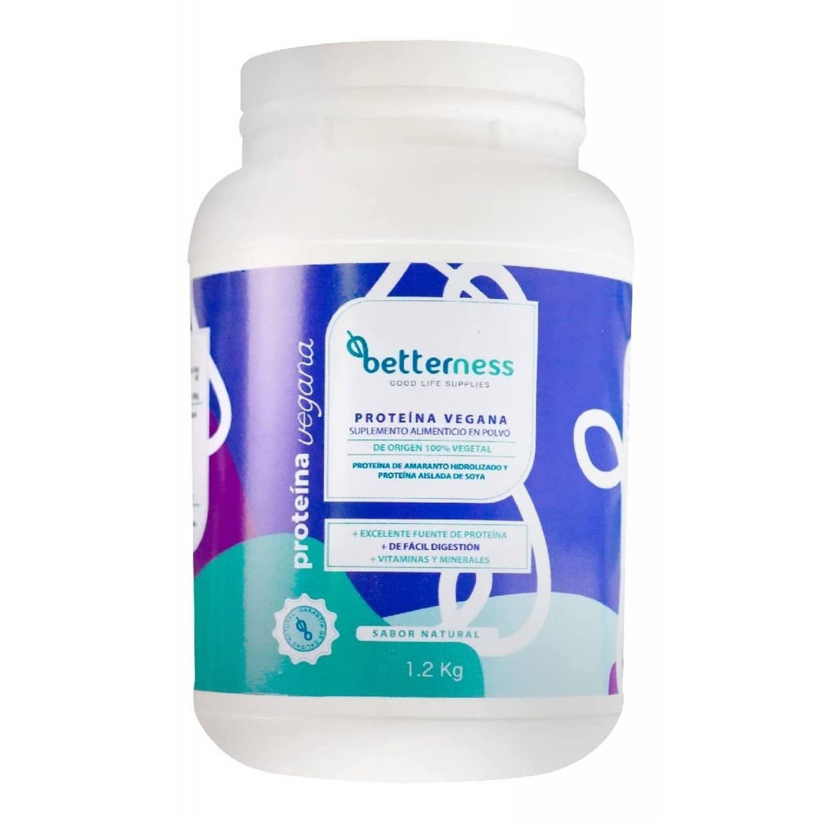 Proteína Vegetal Polvo Betterness Vitaminas Minerales 12 Kg