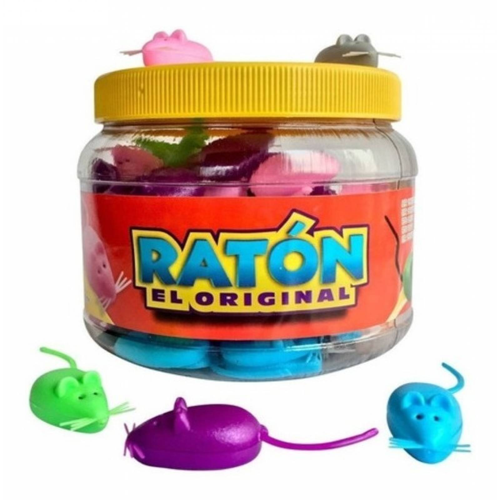 Bote Con 100 Ratones De Plastico Para Guardar Dientes