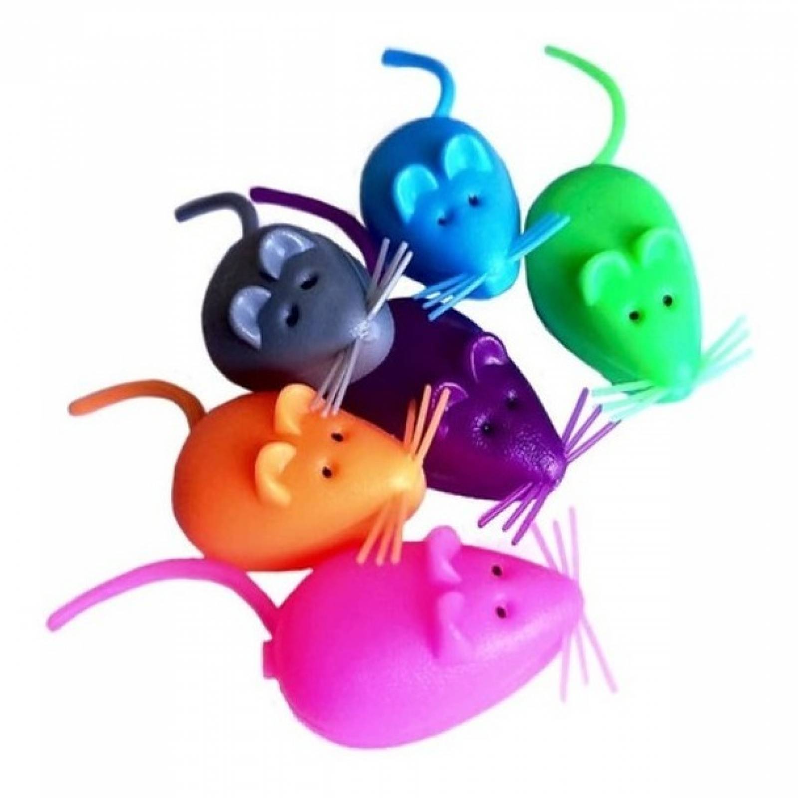 Bote Con 100 Ratones De Plastico Para Guardar Dientes