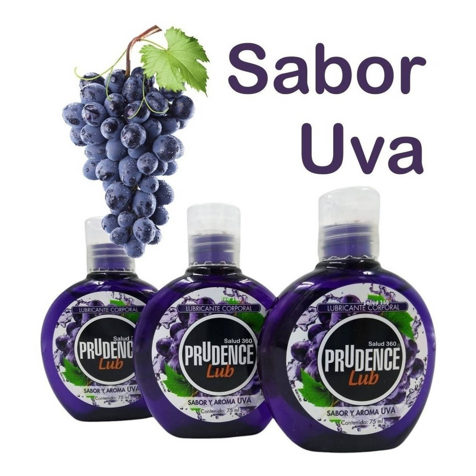 Lubricante Comestible De Sabor Prudence Lub 75 Ml Base Agua