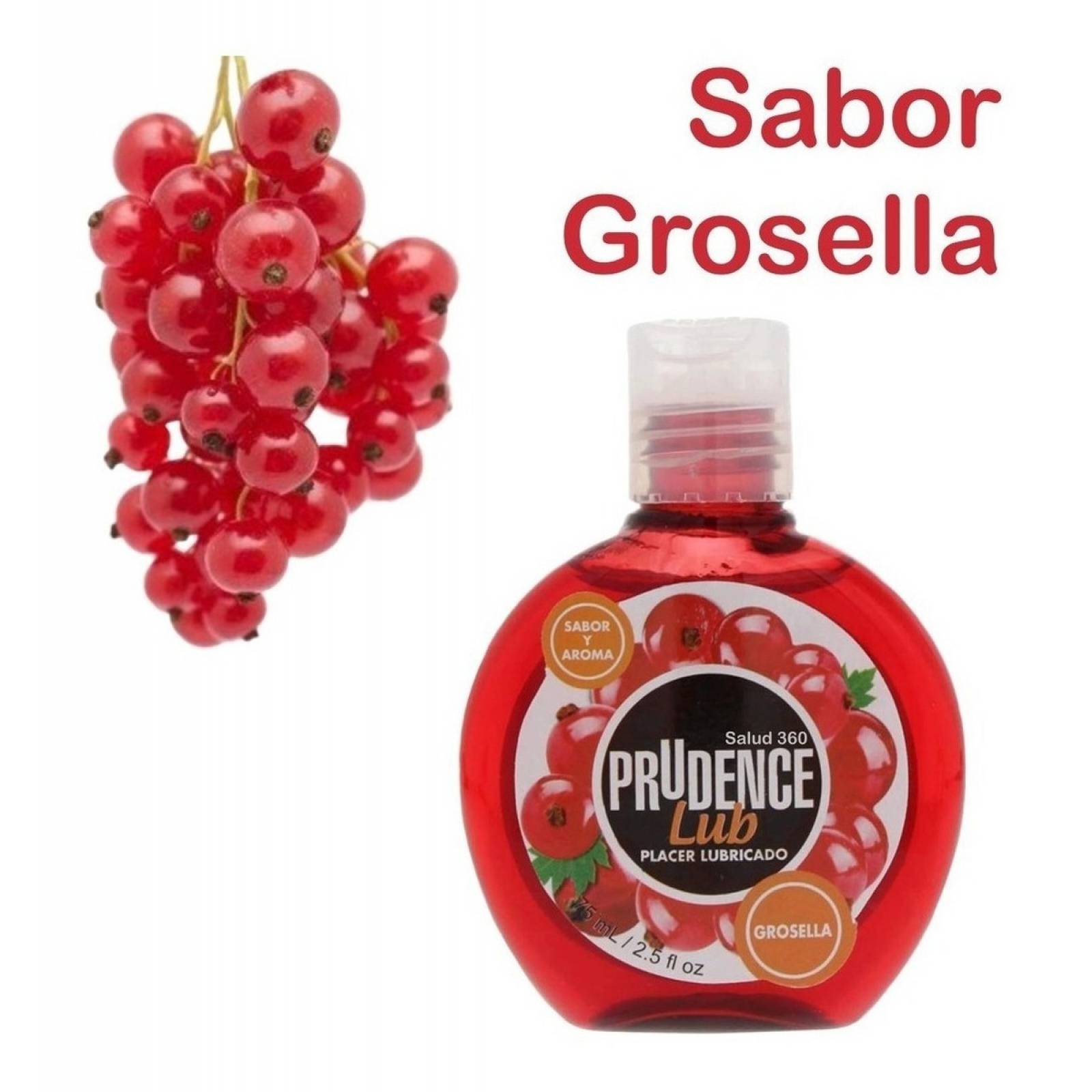 Lubricante Comestible De Sabor Prudence Lub 75 Ml Base Agua