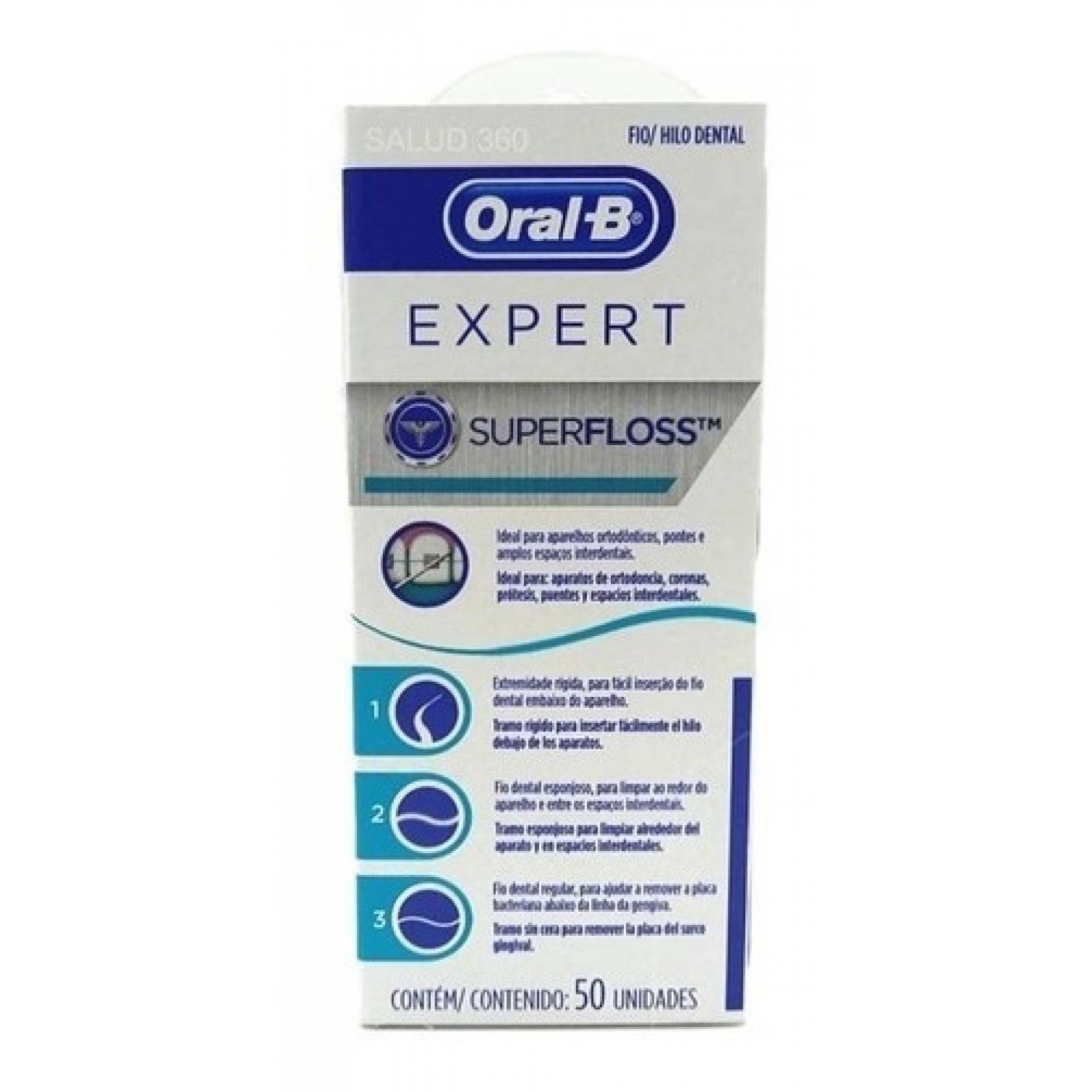 Hilo Dental Para Ortodoncia Super Floss 