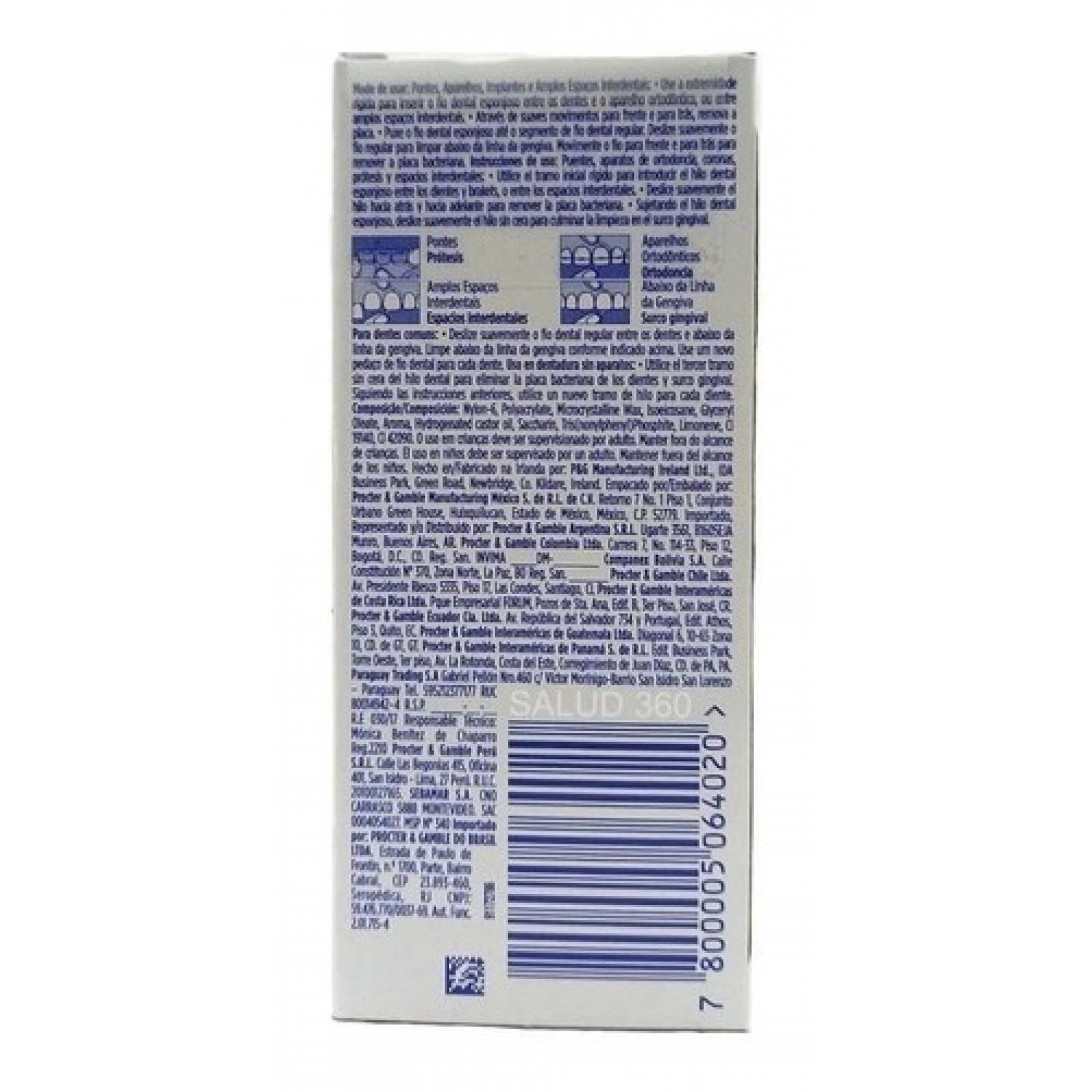 Hilo Dental Para Ortodoncia Super Floss 