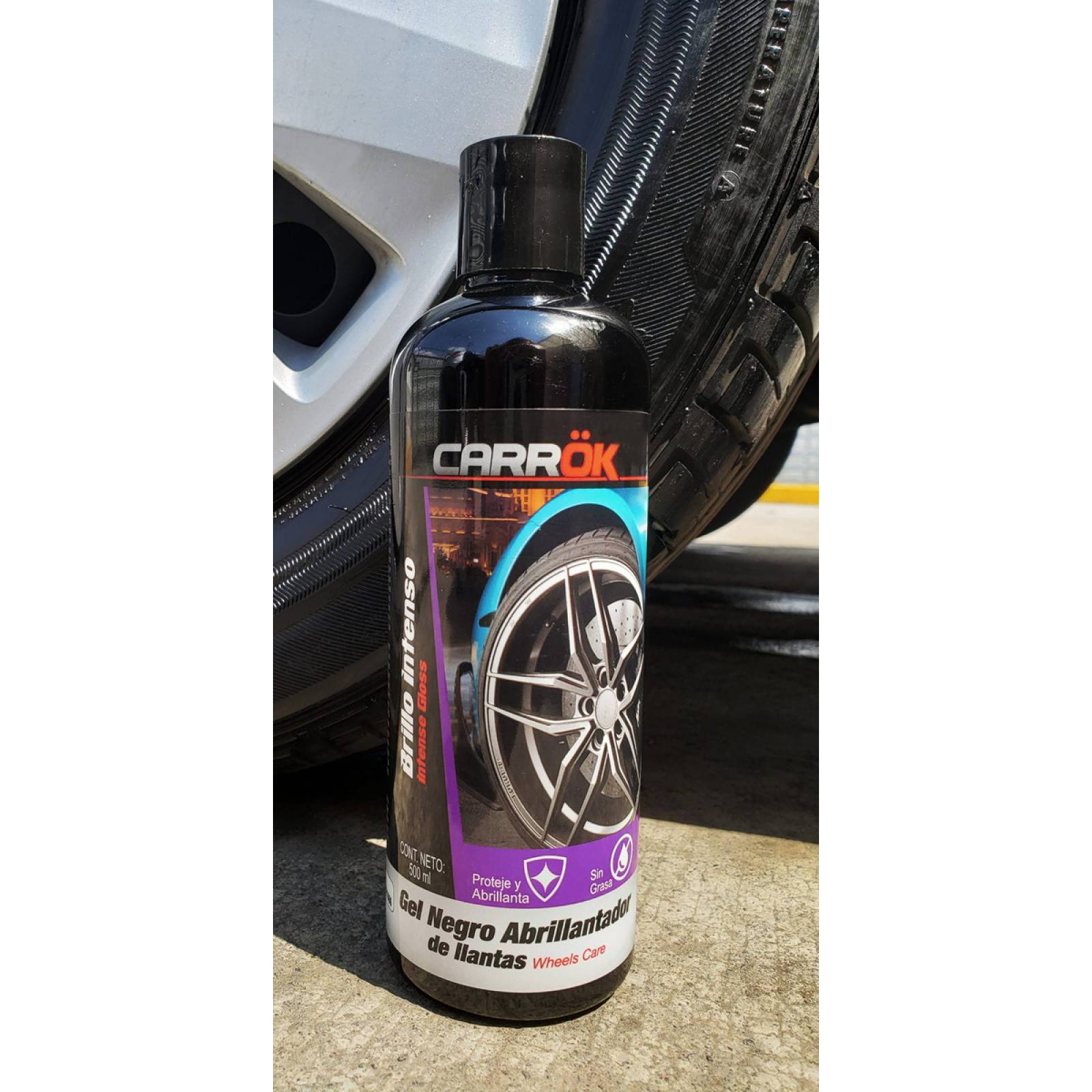 Gel Abrillantador De Llantas Carrok Almorol Neomaticos 500ml