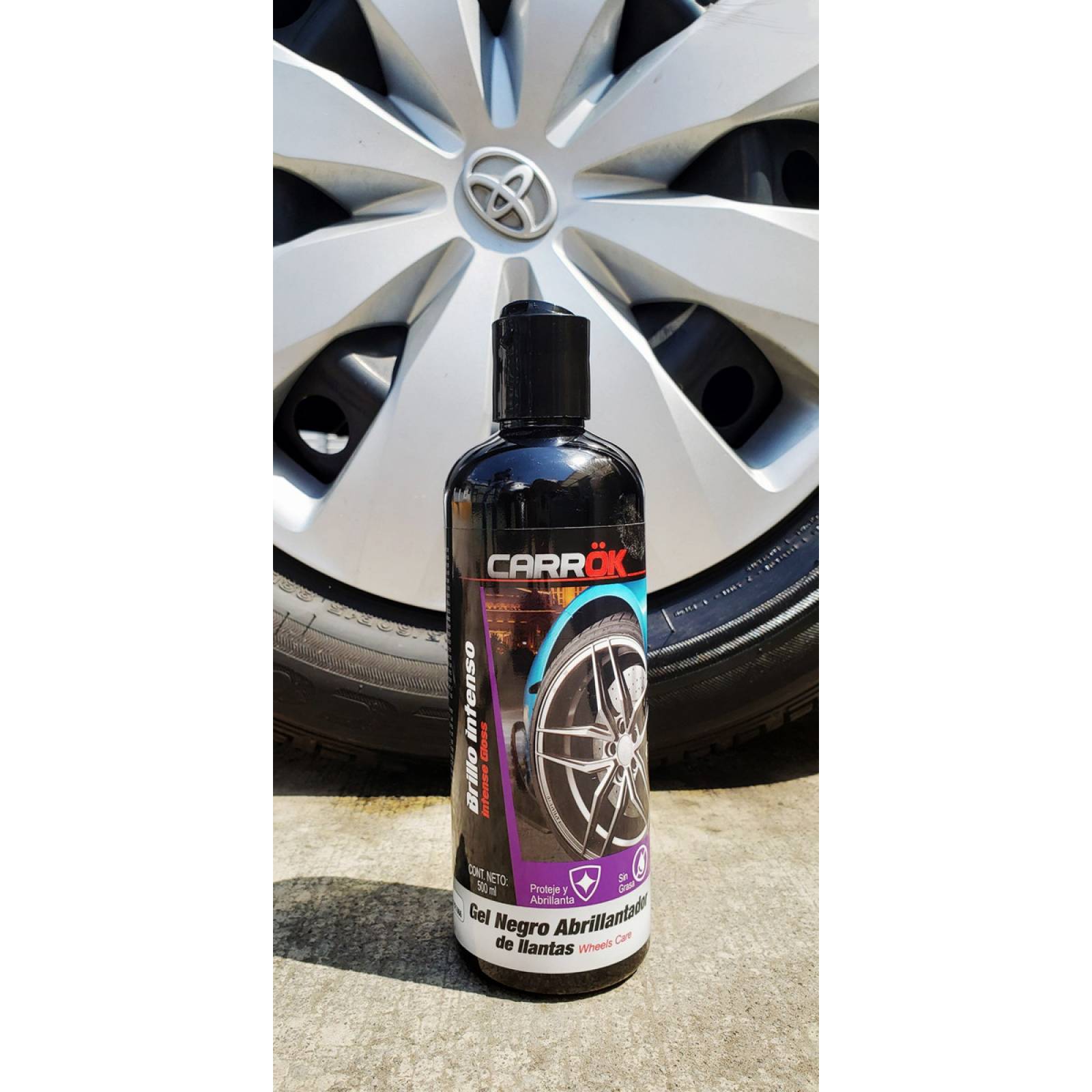 Gel Abrillantador De Llantas Carrok Almorol Neomaticos 500ml