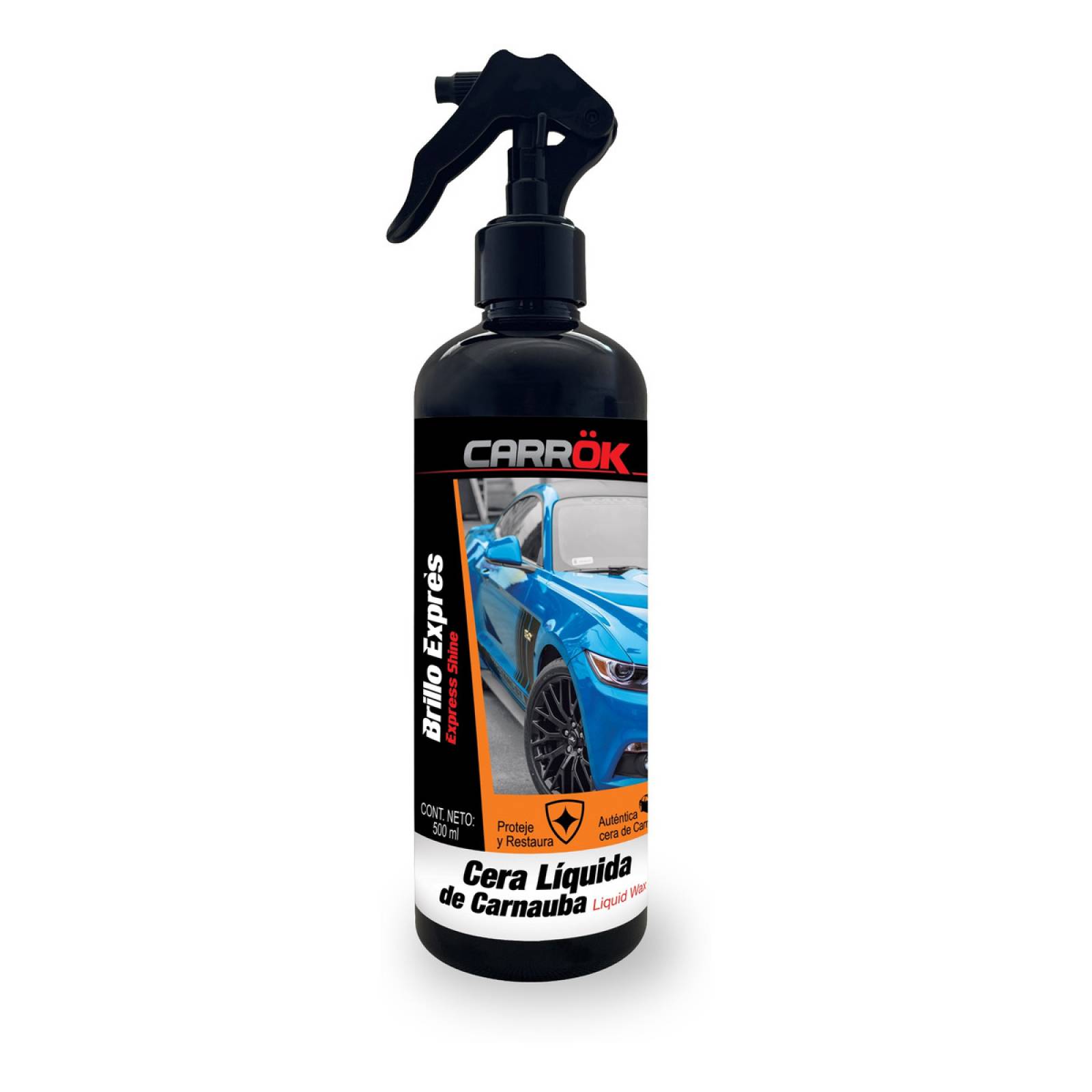 Cera Para Autos Líquida Carnauba Carrok Biodegradable 500ml