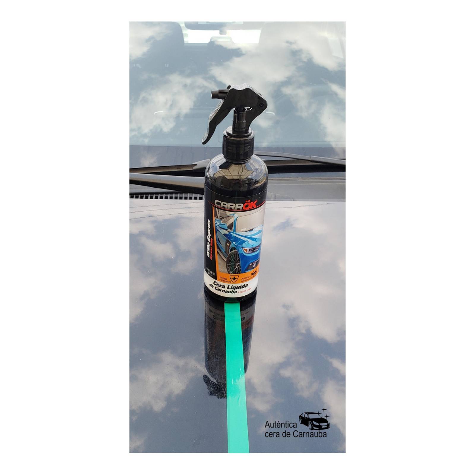 Cera Para Autos Líquida Carnauba Carrok Biodegradable 500ml