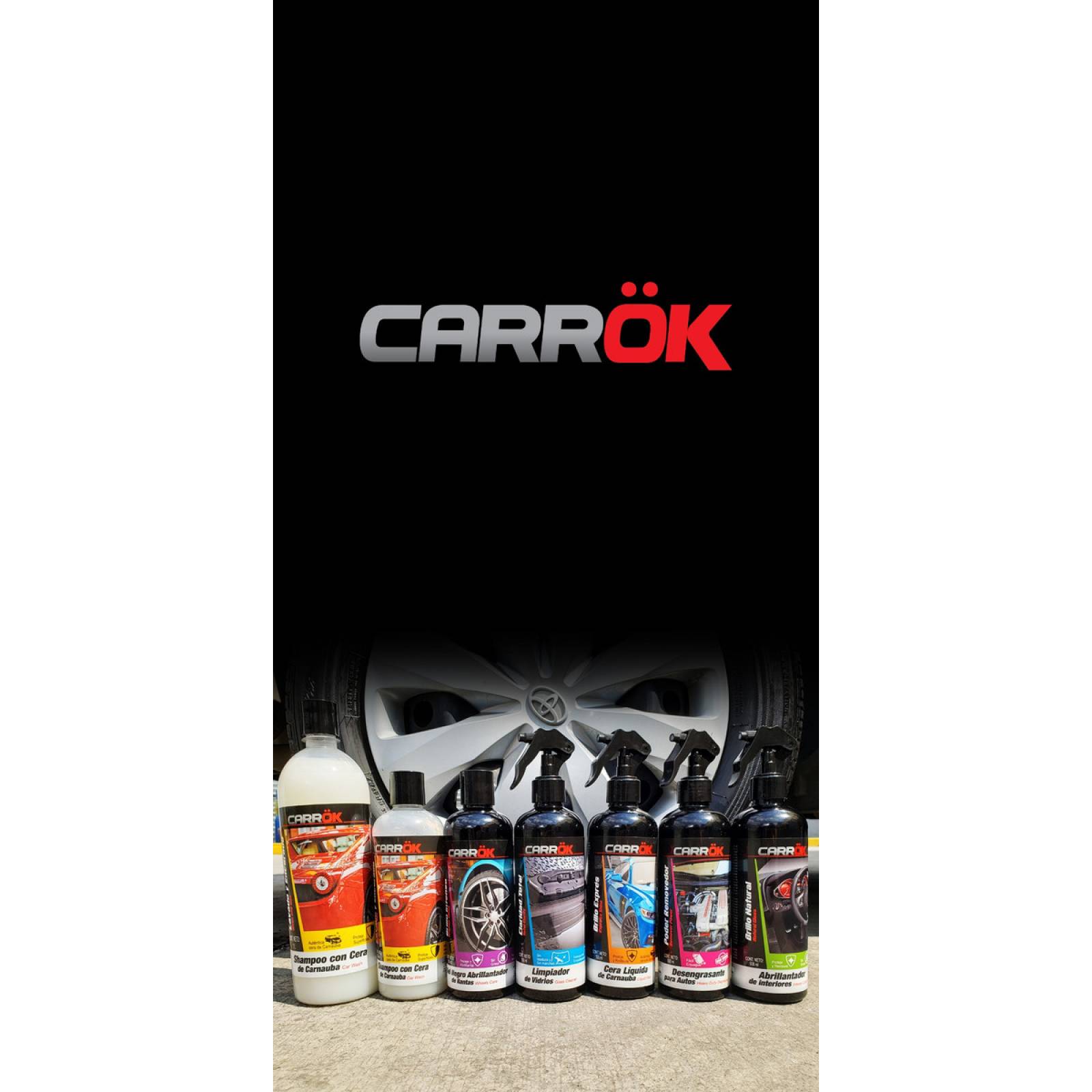 Cera Para Autos Líquida Carnauba Carrok Biodegradable 500ml