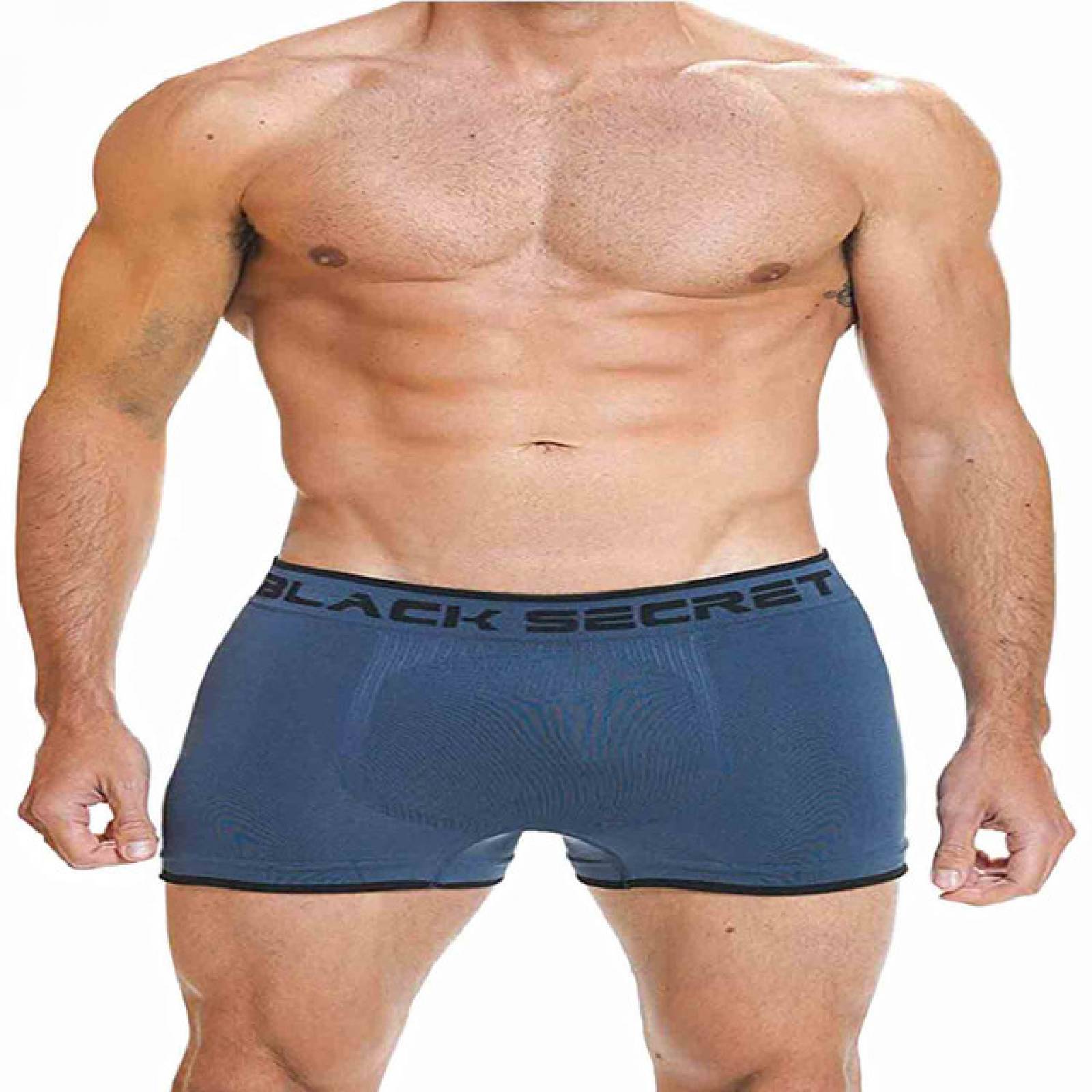 BOXER PARA HOMBRE BLACK SECRET MICROFIBRA PAQUETE DE 6