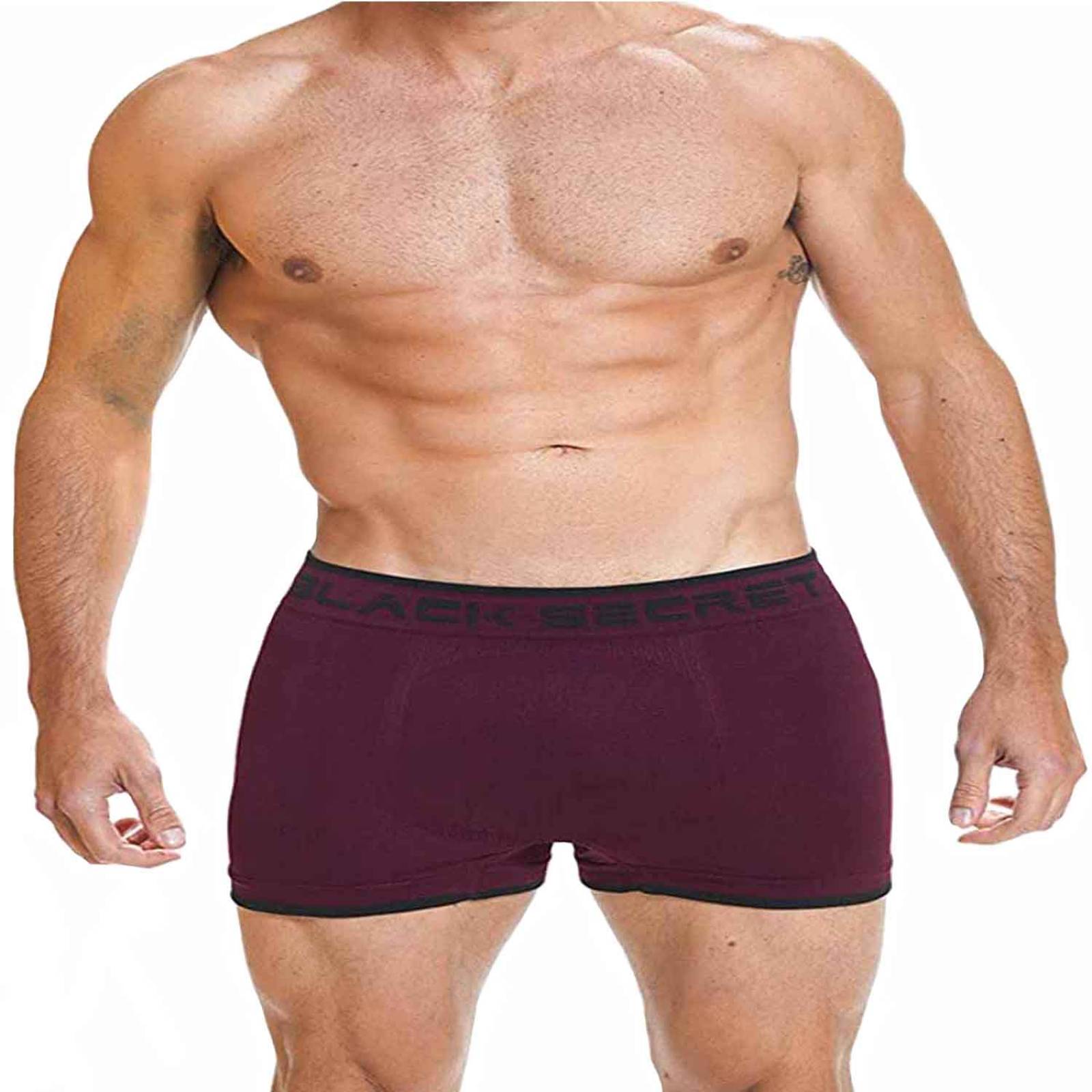 BOXER PARA HOMBRE BLACK SECRET MICROFIBRA PAQUETE DE 6