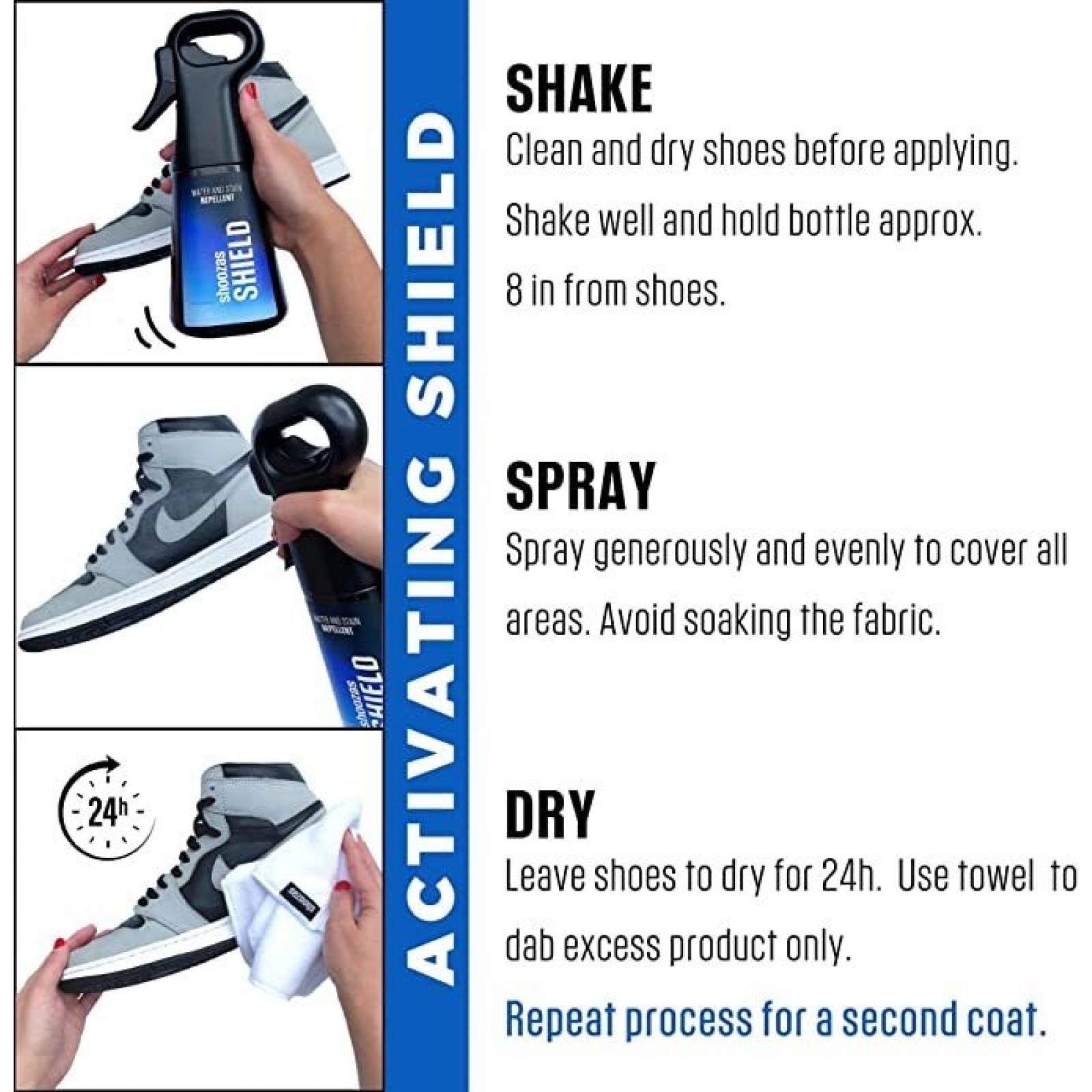 Spray Protector De Tenis Shoozas Repelente Sneakers 280ml