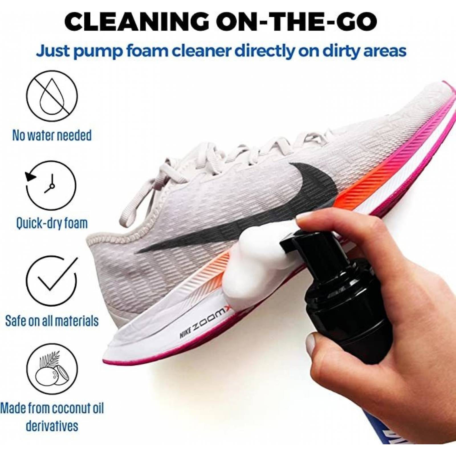 Espuma Para Limpiar Tenis Shoozas Sneakers 145ml