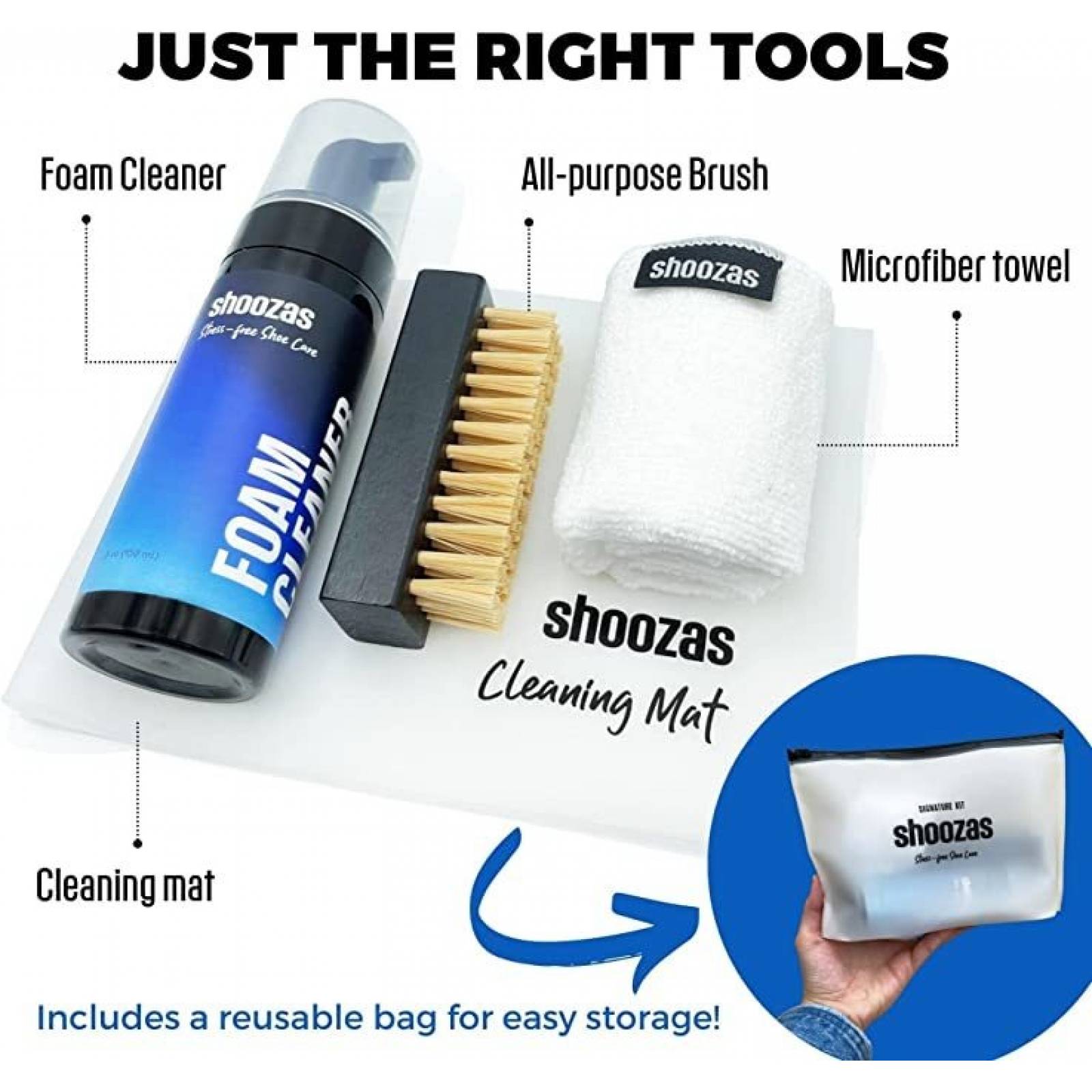 Kit De Limpieza De Tenis  Shoozas Cuidado De Sneakers