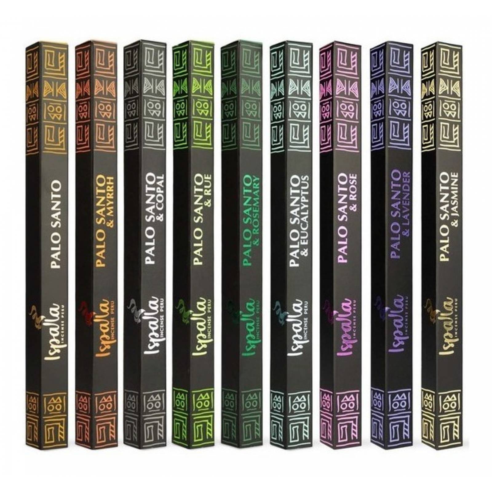 Caja Inciensos Palo Santo Varillas Artesanales Surtido 90 Pzs