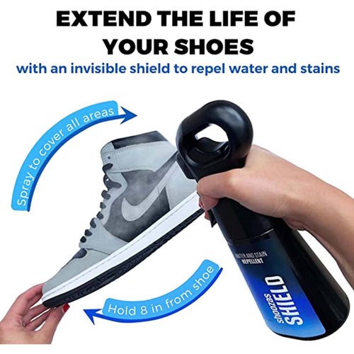 Zapatos De Protector Spray Repelente 9.5 Oz (280ml) Shoozas Repelente De  Agua y Manchas