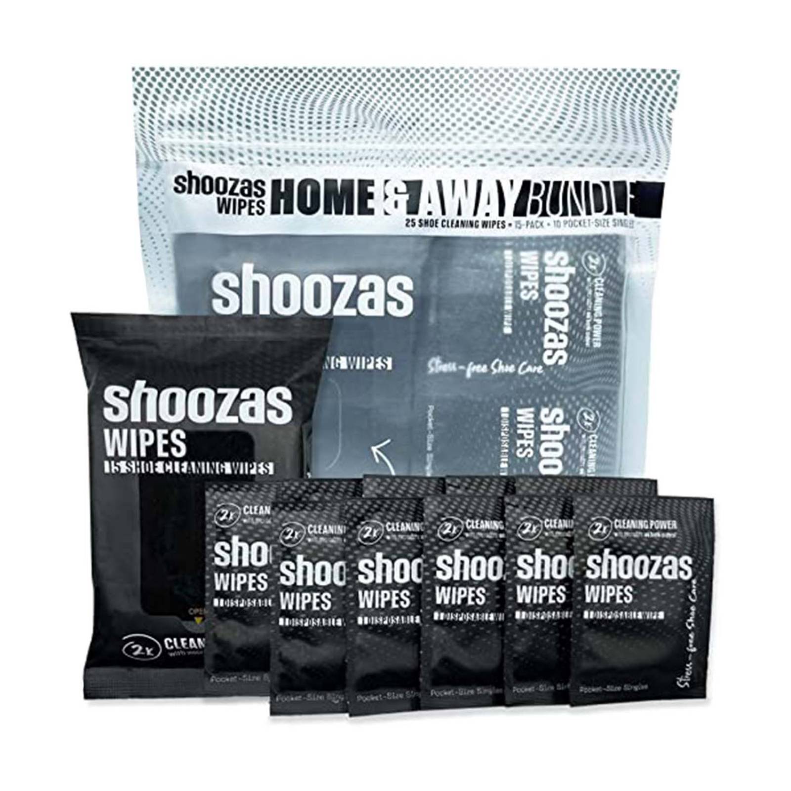 Zapatos Paquete de toallitas limpiadoras 60 toallitas Shoozas