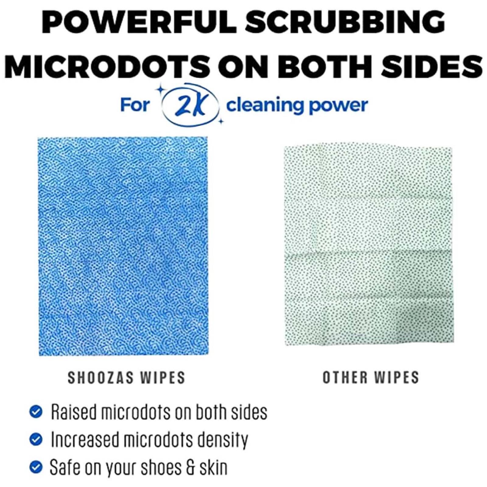 Zapatos Paquete de toallitas limpiadoras 60 toallitas Shoozas