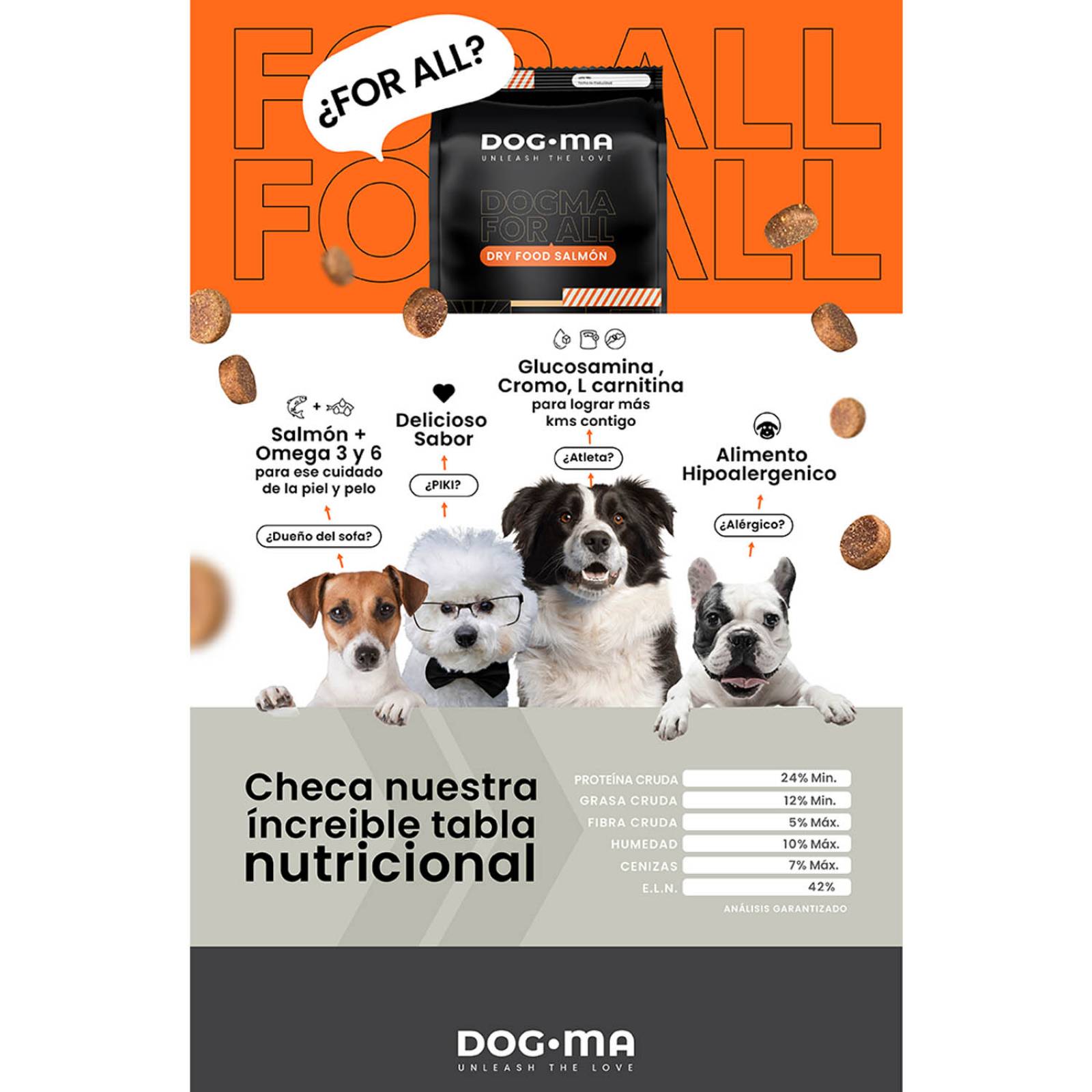 Alimento Dogma 10KG - Super Premium Nutrición Especializada
