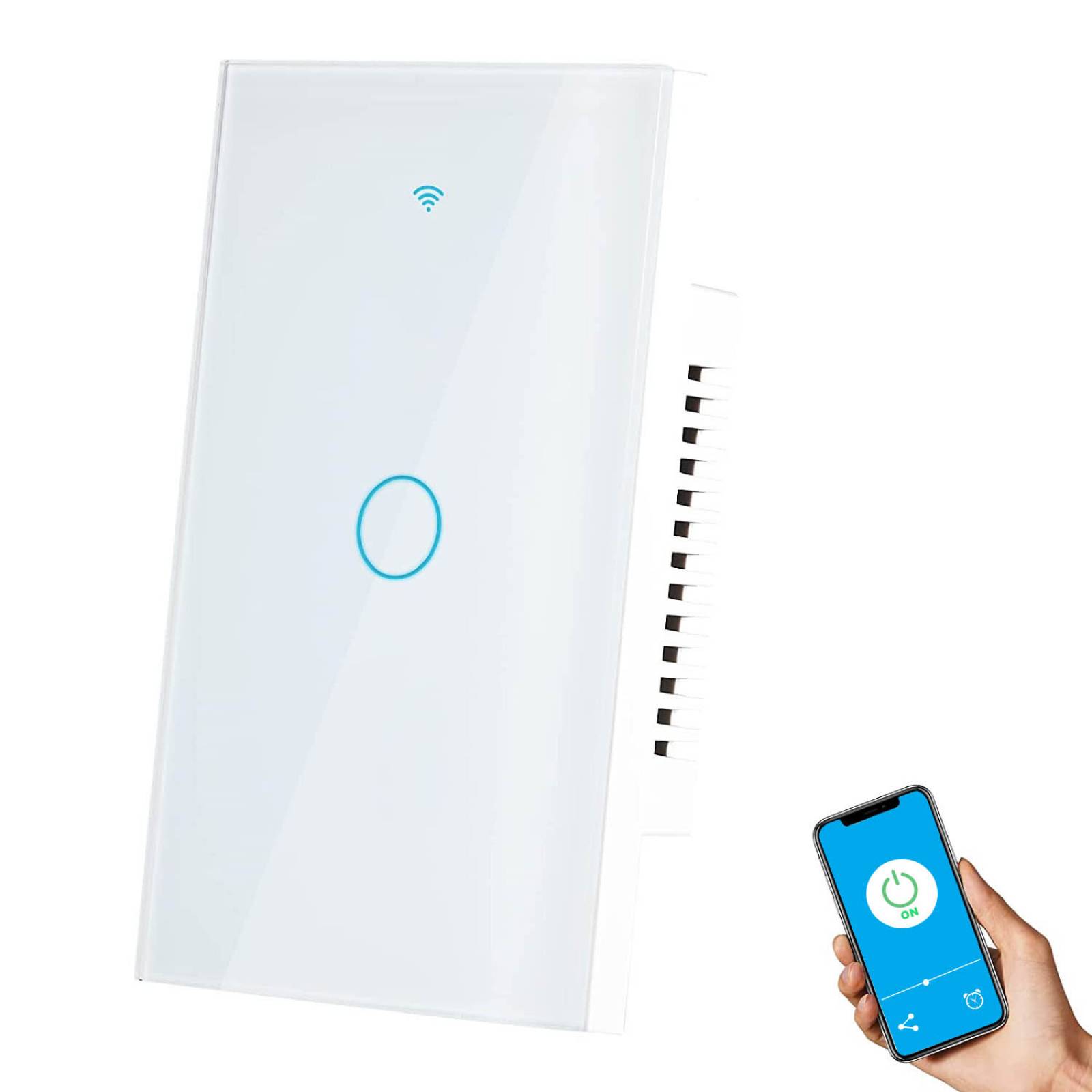 Interruptor WiFi Inteligente de Luz de Pared 3 Apagadores