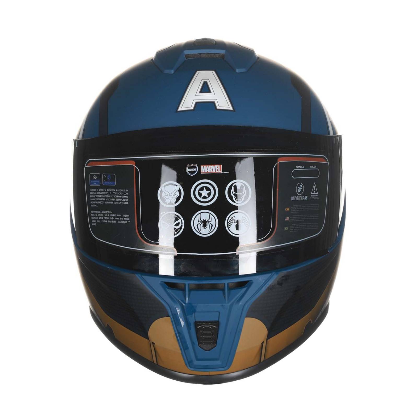 CASCO CAPITAN AMERICA INTEGRAL ZOOM