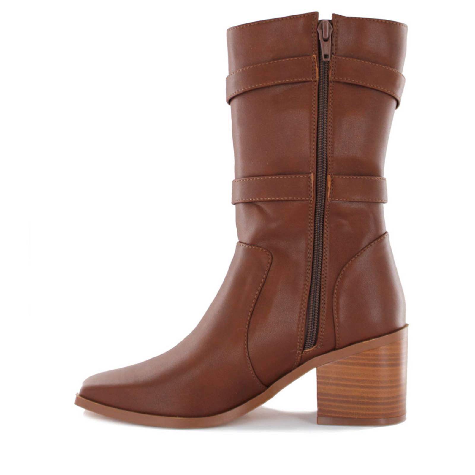 Botas Media Pierna Calzado Dama Senties 01-84341