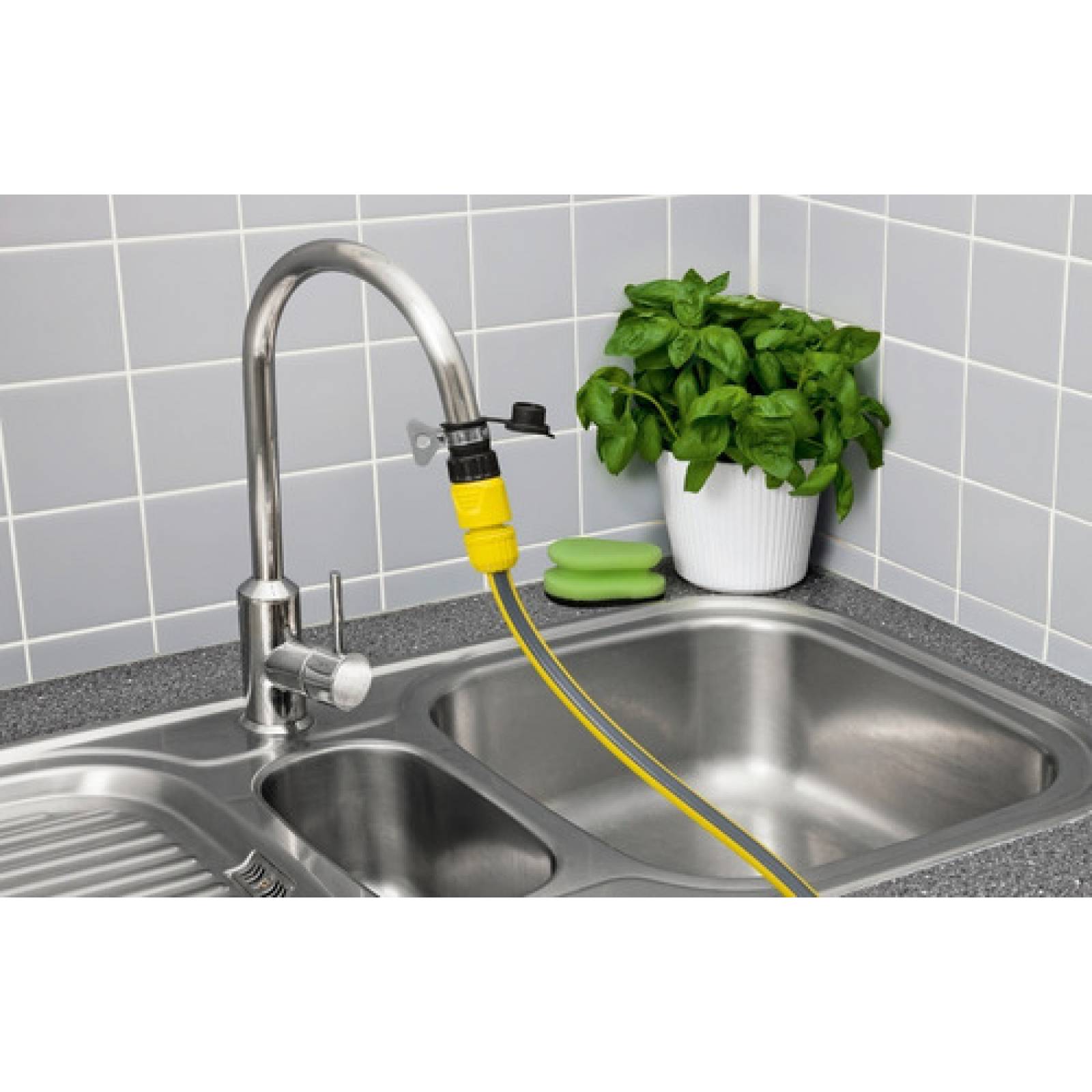 Adaptador Macho Cople Rapido Karcher Para Grifo Sin Rosca