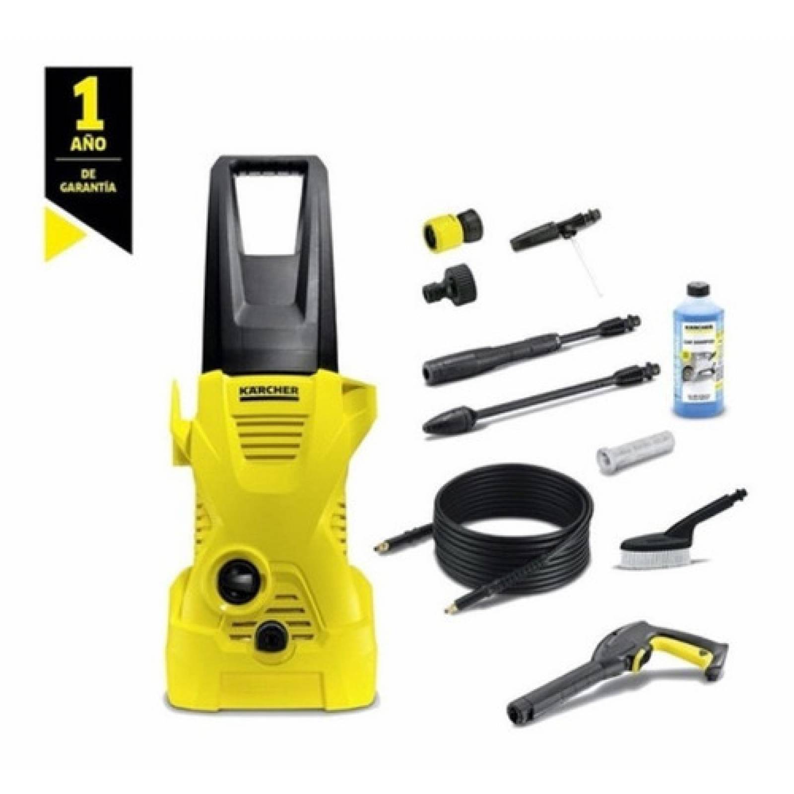 Hidrolavadora Karcher K2 Car Kit  De 1600 Psi Tienda Oficial
