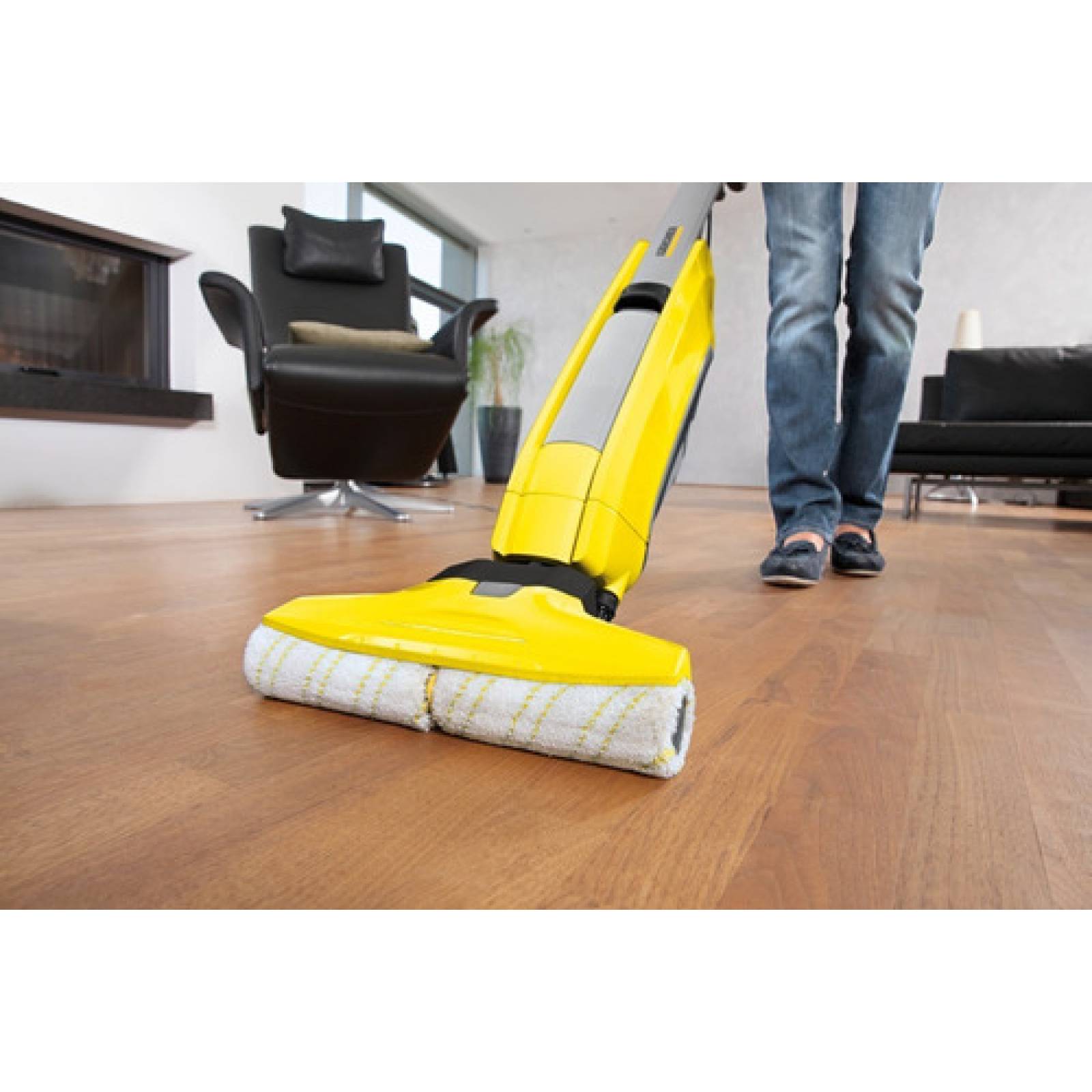 Limpiadora De Pisos Y Madera Con Aspirado Karcher Fc5 