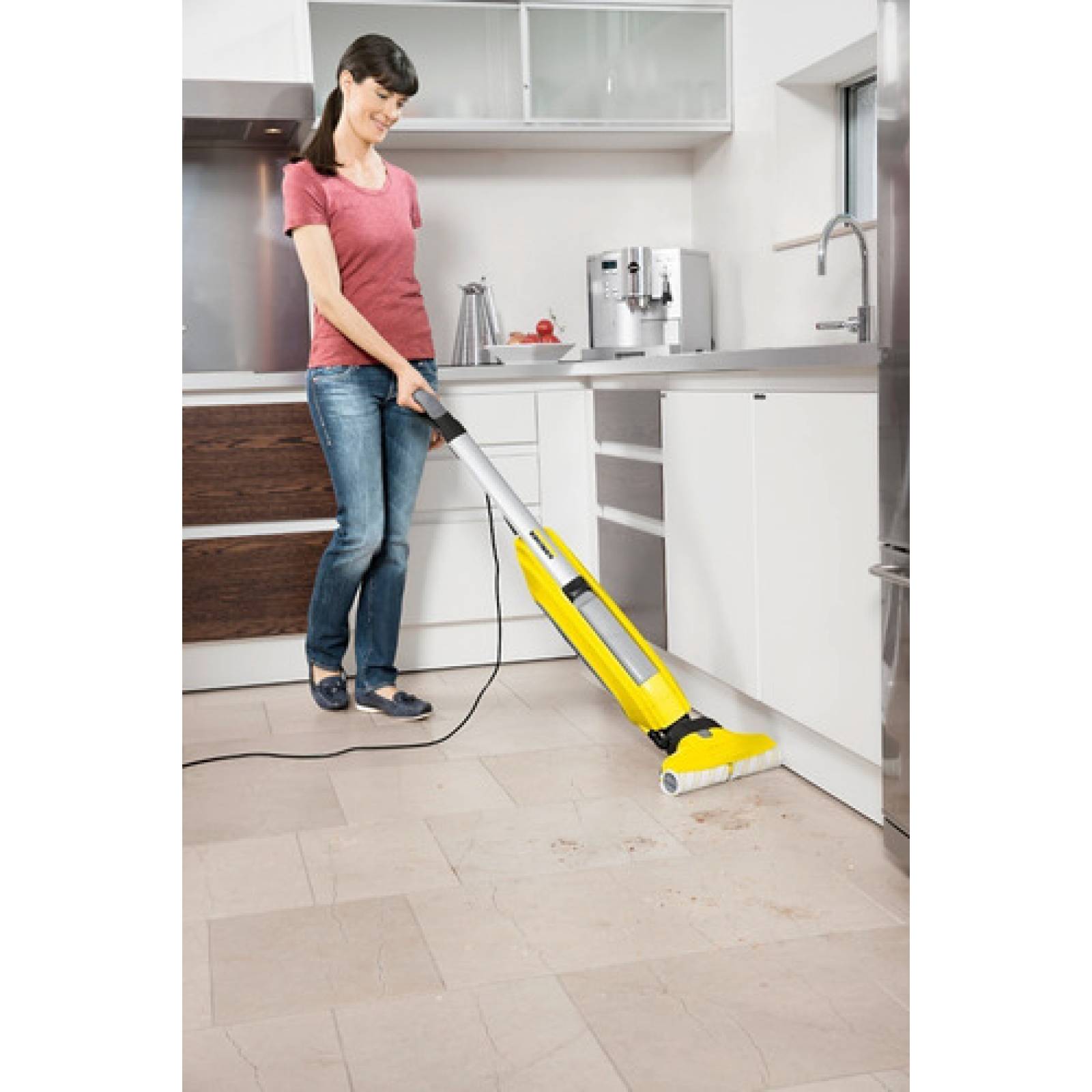 Limpiadora De Pisos Y Madera Con Aspirado Karcher Fc5 