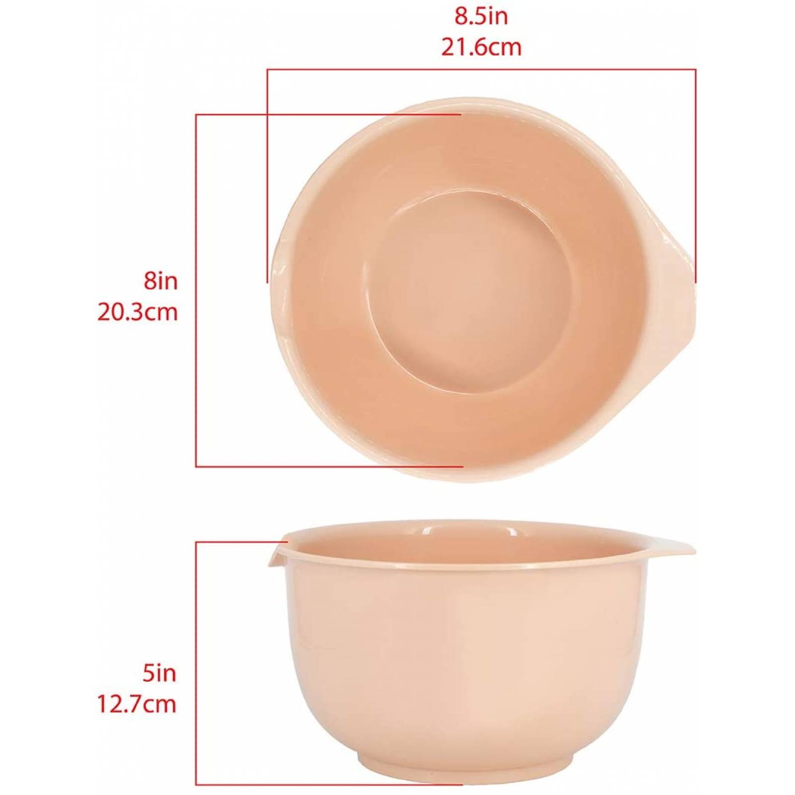 Juevo de 3 Tazones Para Mezclar