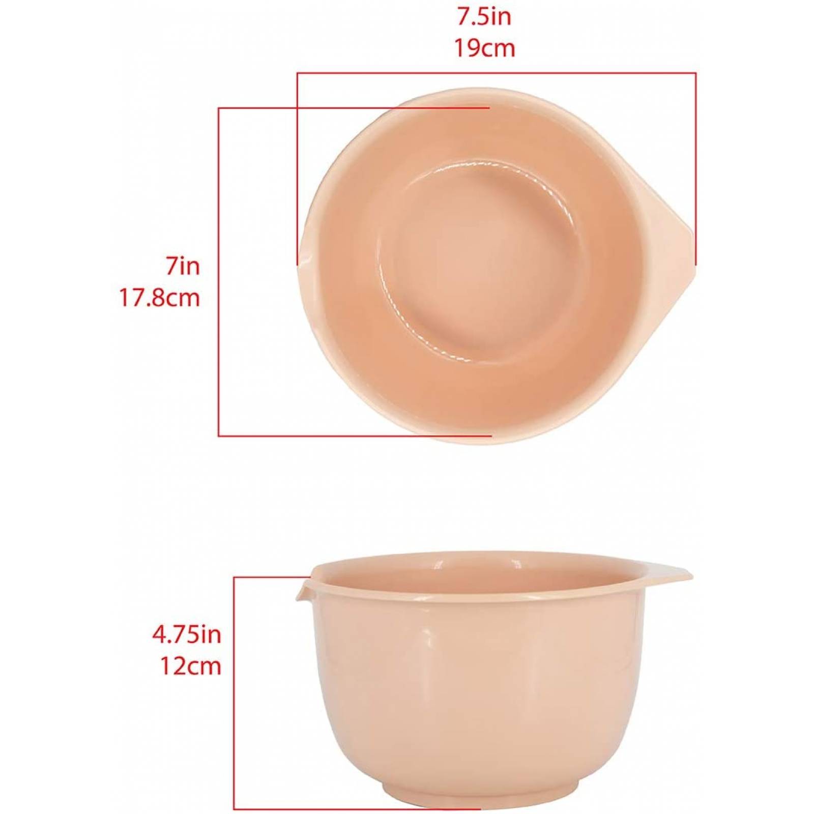 Juevo de 3 Tazones Para Mezclar