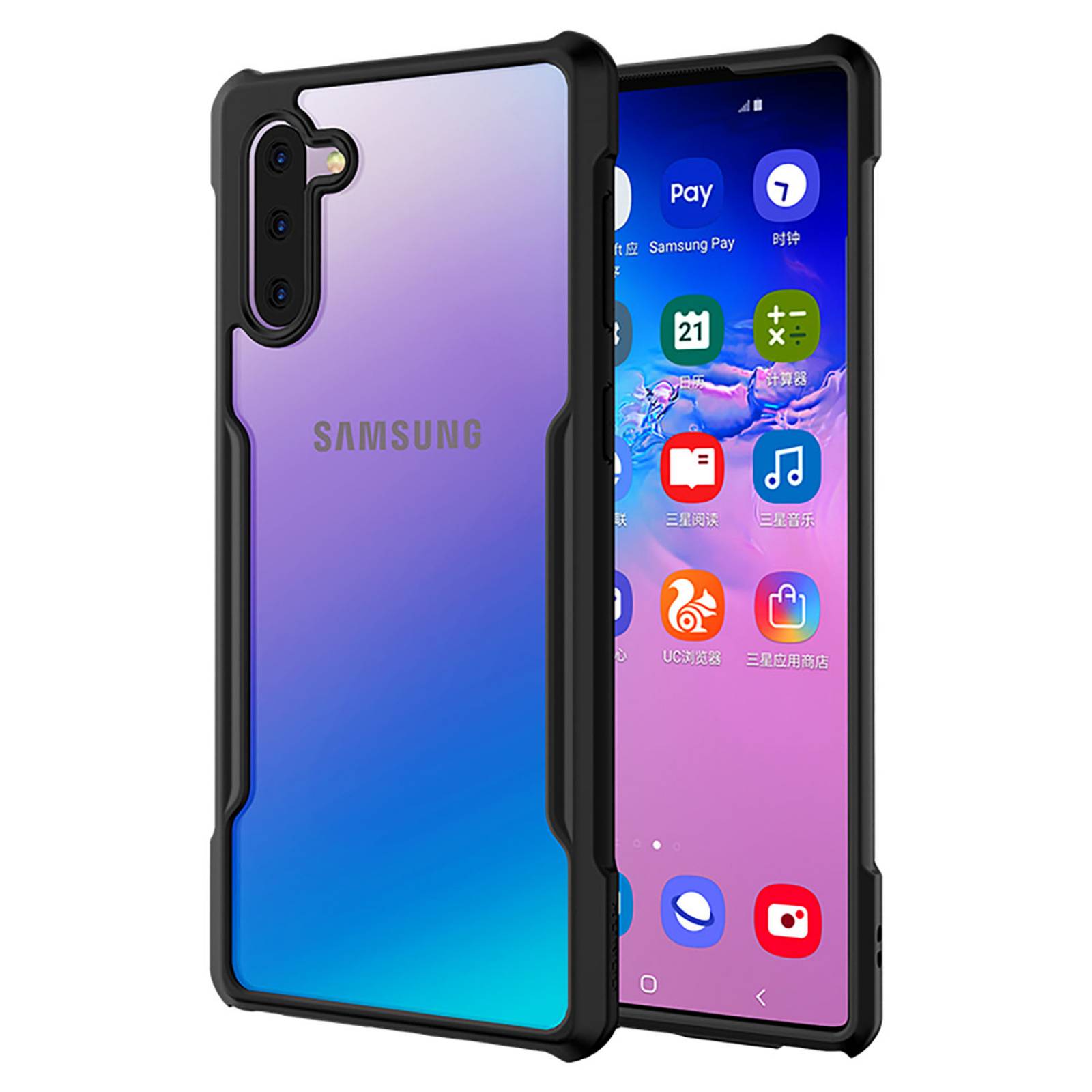 Funda Samsung Note 10 Plus Xundd Beatle Contra Golpes Negra