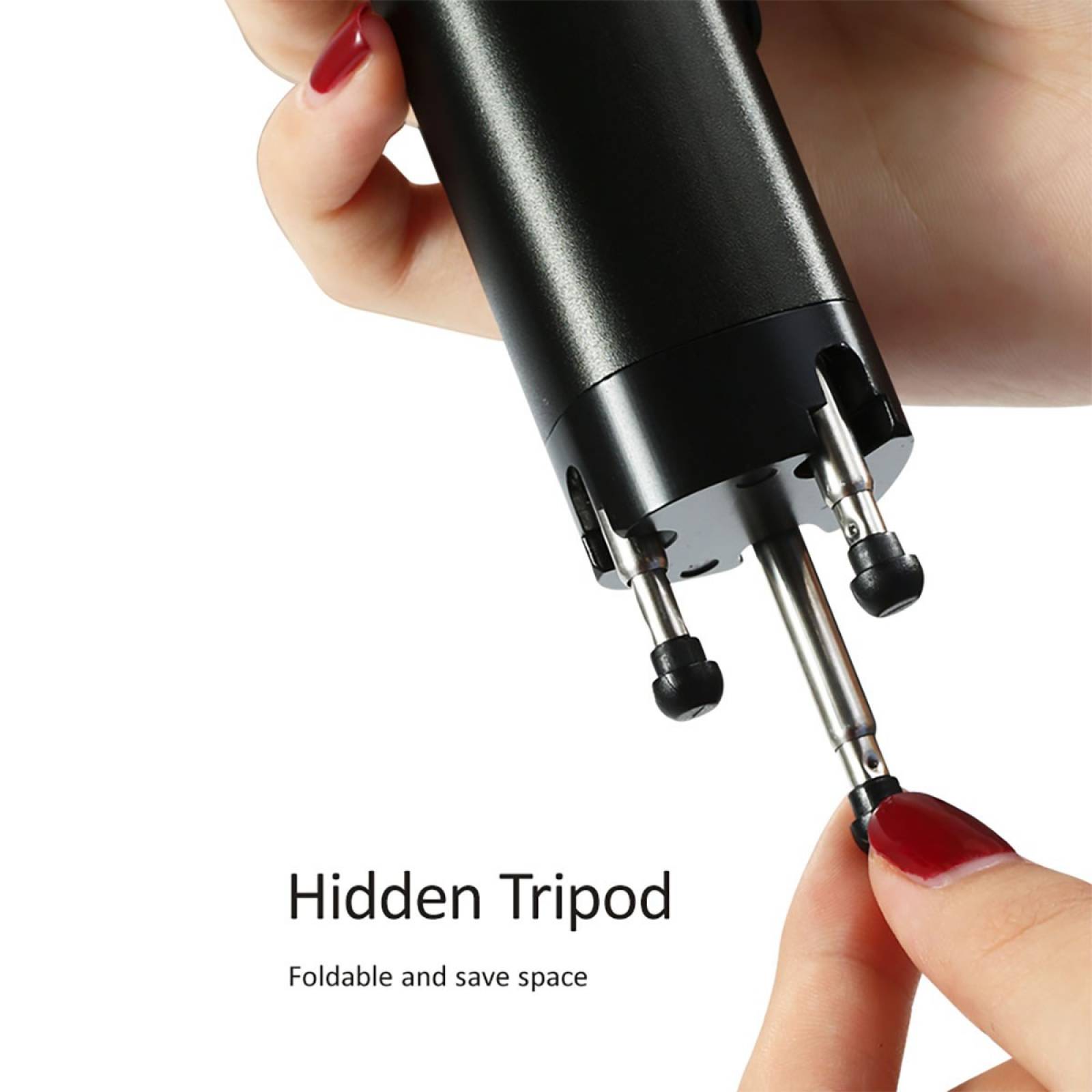 Selfie Stick Usams Palo Tripie Control Remoto Bluetooth 90cm Negro