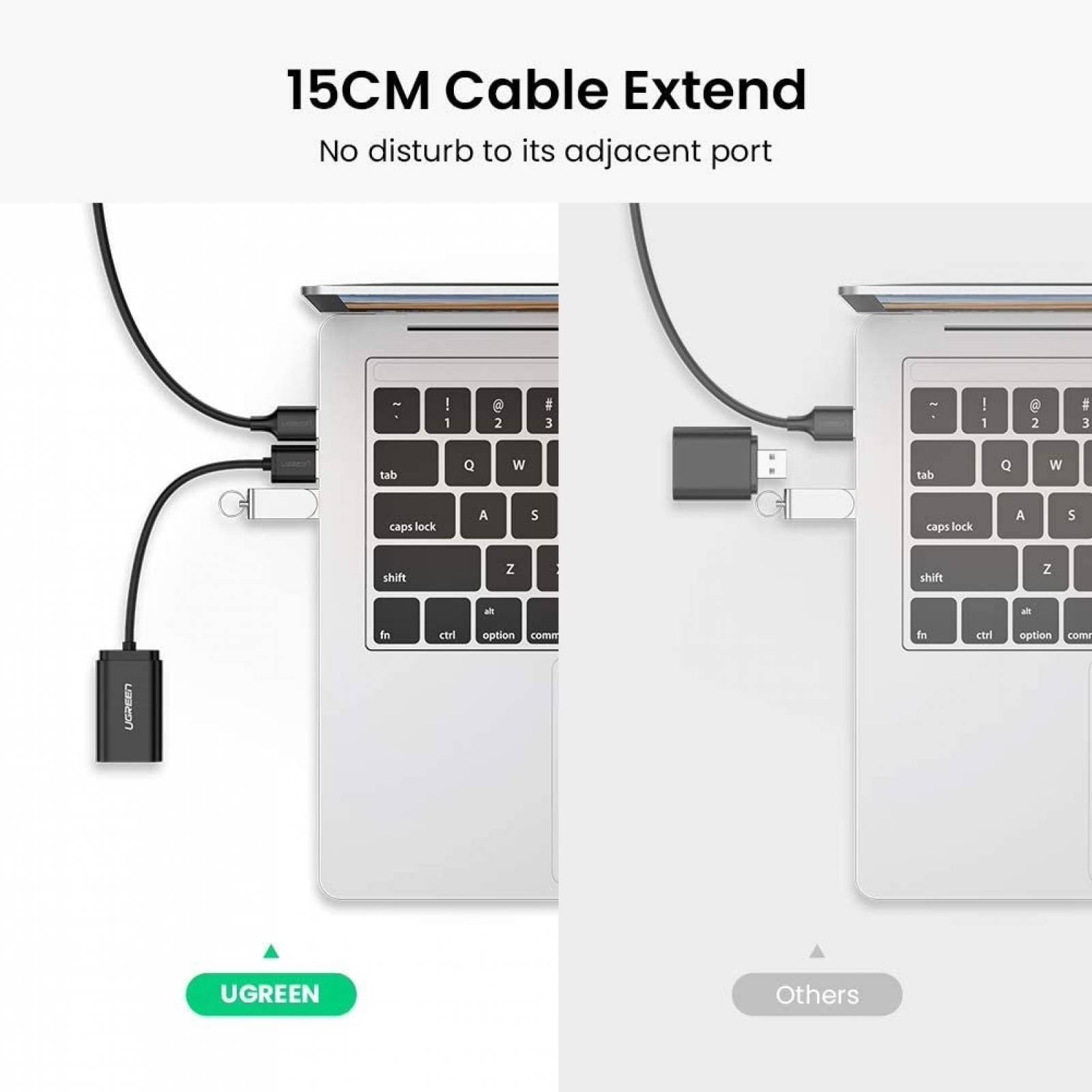 Tarjeta de Sonido Externa Ugreen por Usb Audio Y Micrófono 3.5mm