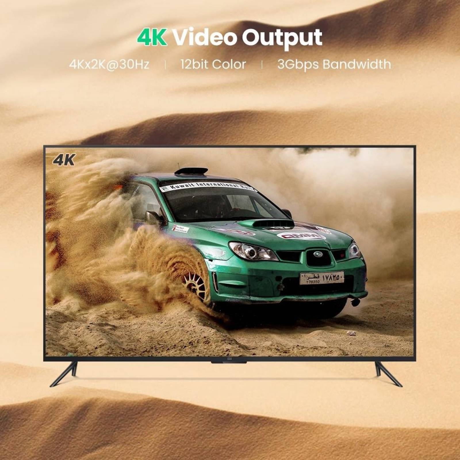 Adaptador Video Ugreen Convertidor Display Port A Hdmi 4K 2K