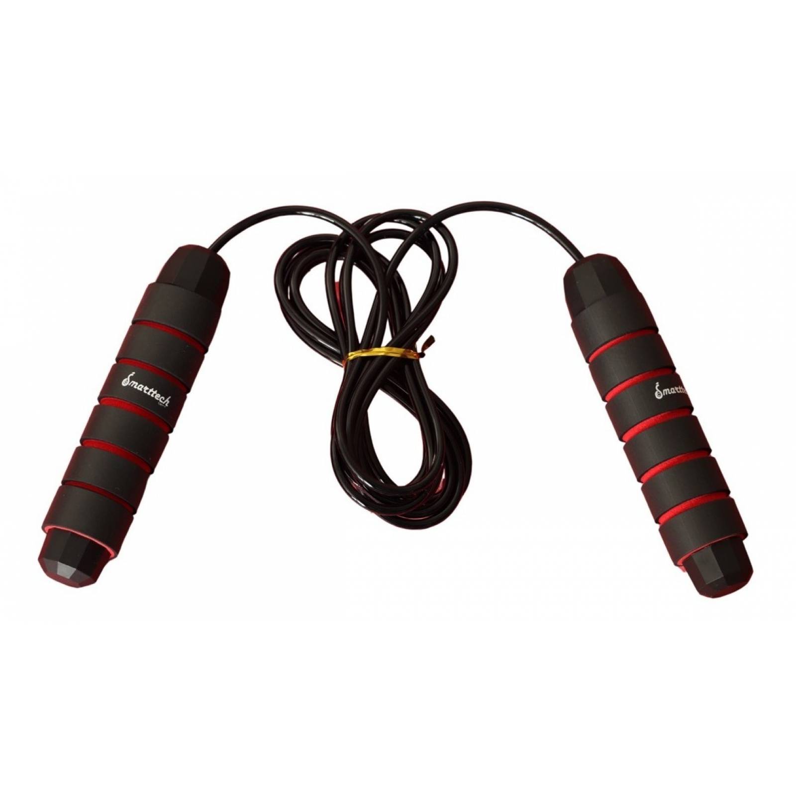Cuerda para Saltar Smarttech Mangos de Neopreno Cable Negra