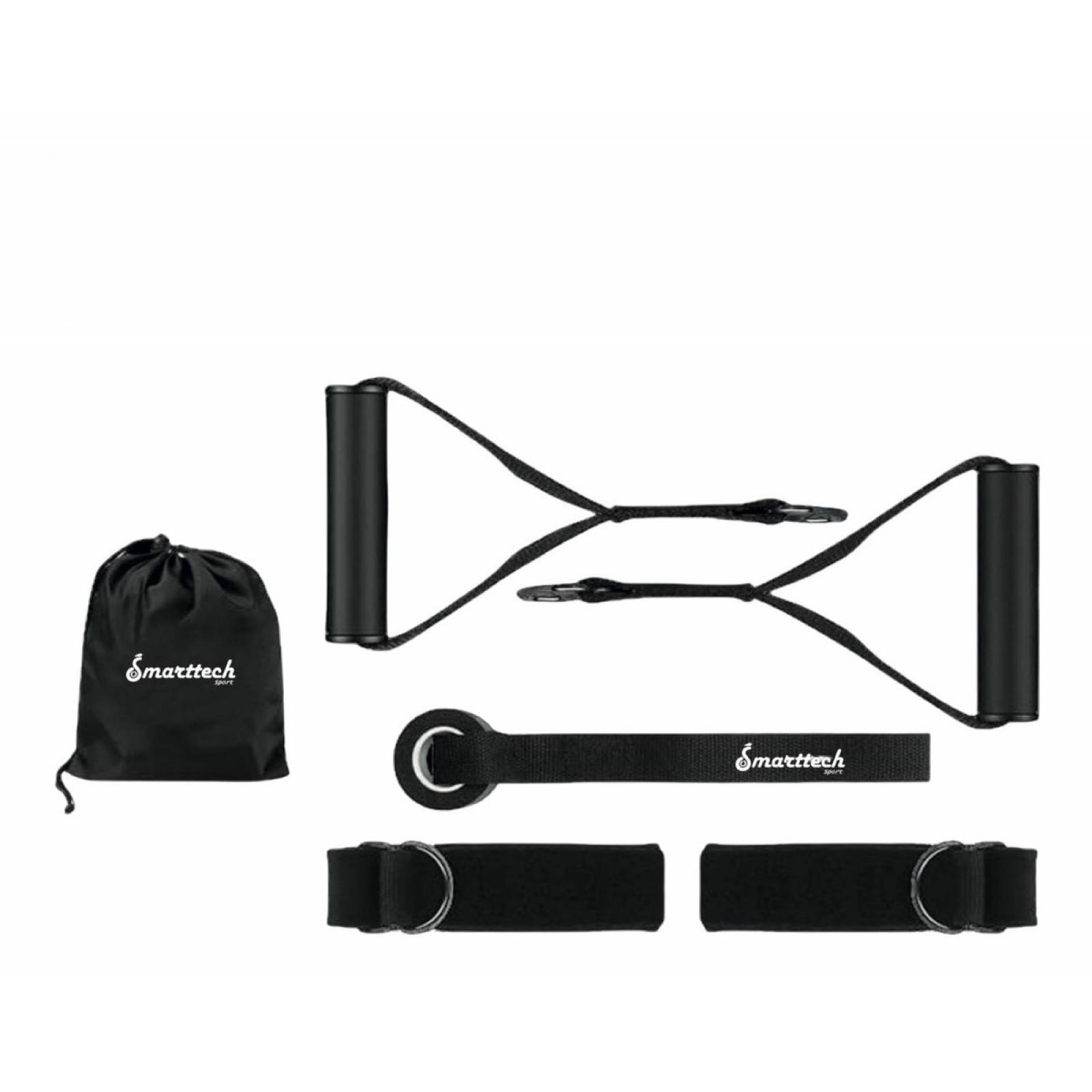 Kit Ligas De Resistencia Smarttech de Latex Tubulares 11pzas