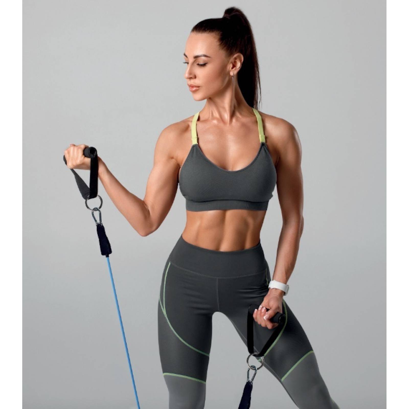 Kit Ligas De Resistencia Smarttech de Latex Tubulares 11pzas