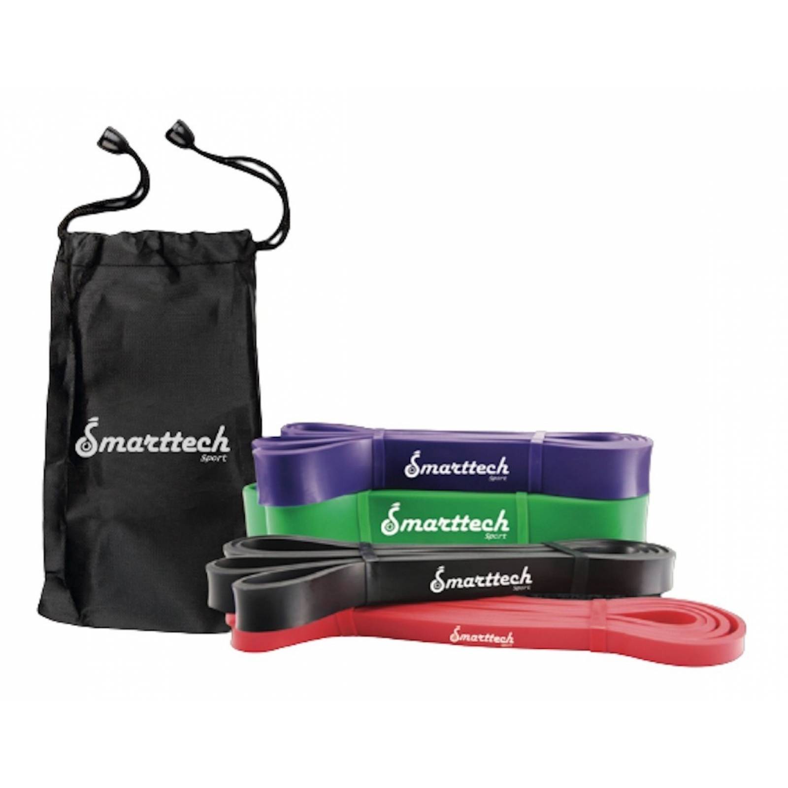 4 Ligas de Resistencia Smarttech de Latex para Pull Ups