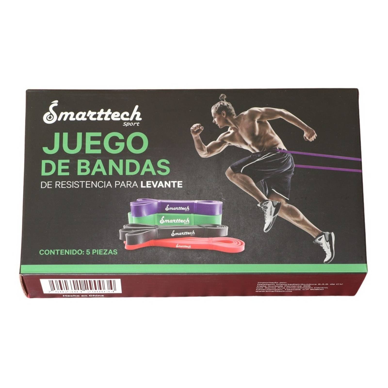 4 Ligas de Resistencia Smarttech de Latex para Pull Ups