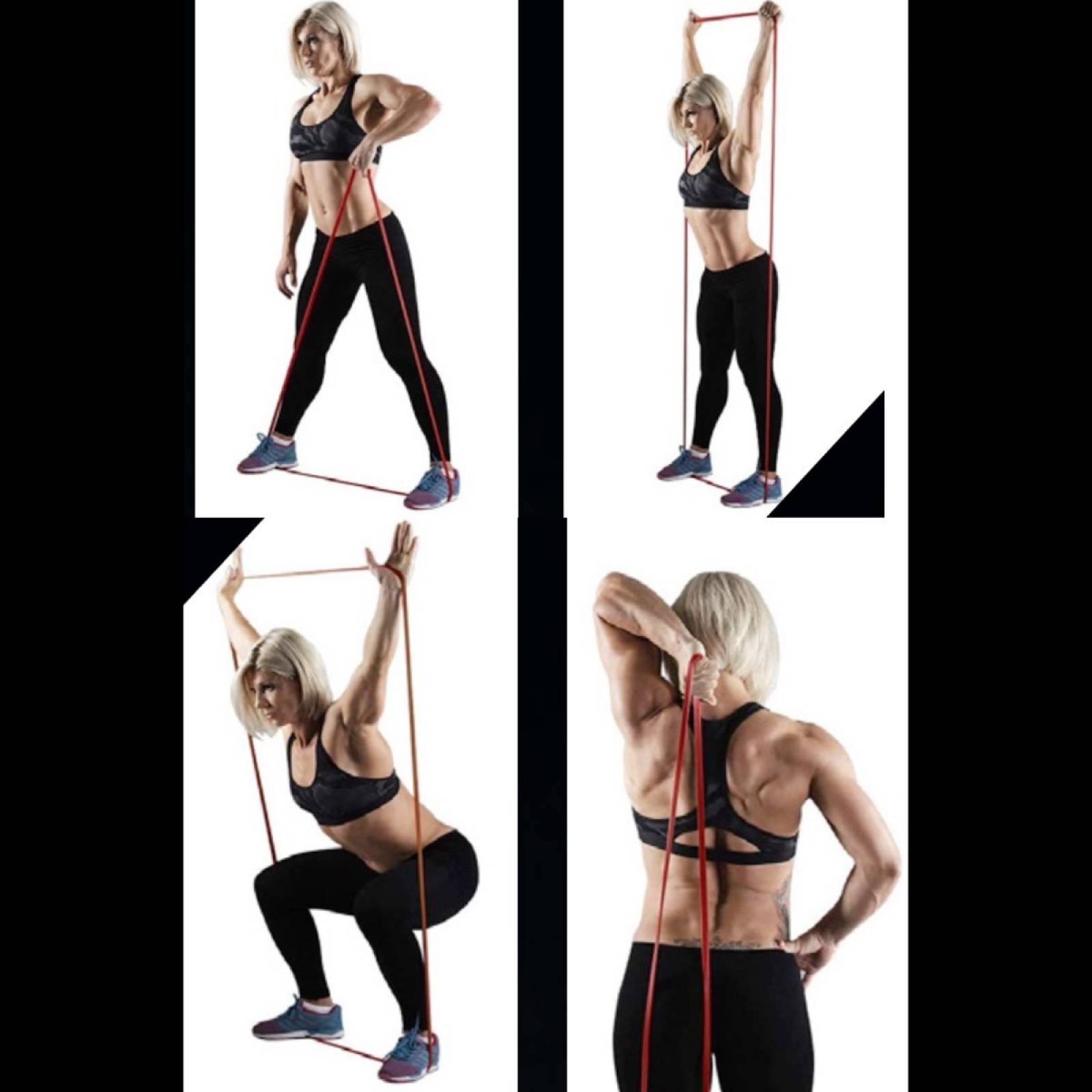 4 Ligas de Resistencia Smarttech de Latex para Pull Ups