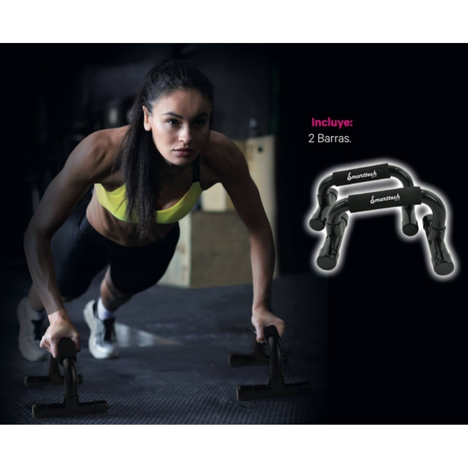 Barras Para Lagartijas Smarttech Mangos Antiderrapantes