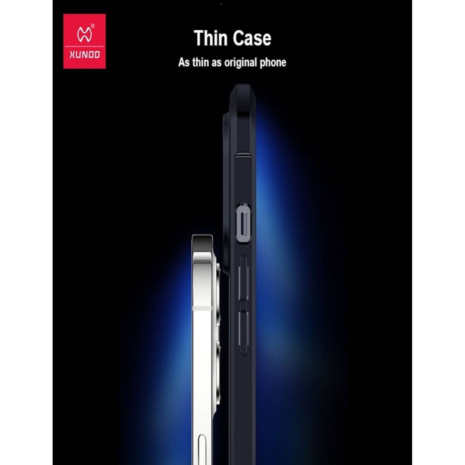 Funda para iPhone 13 6.1" Xundd Beatle con Proteccion de Lentes Negra