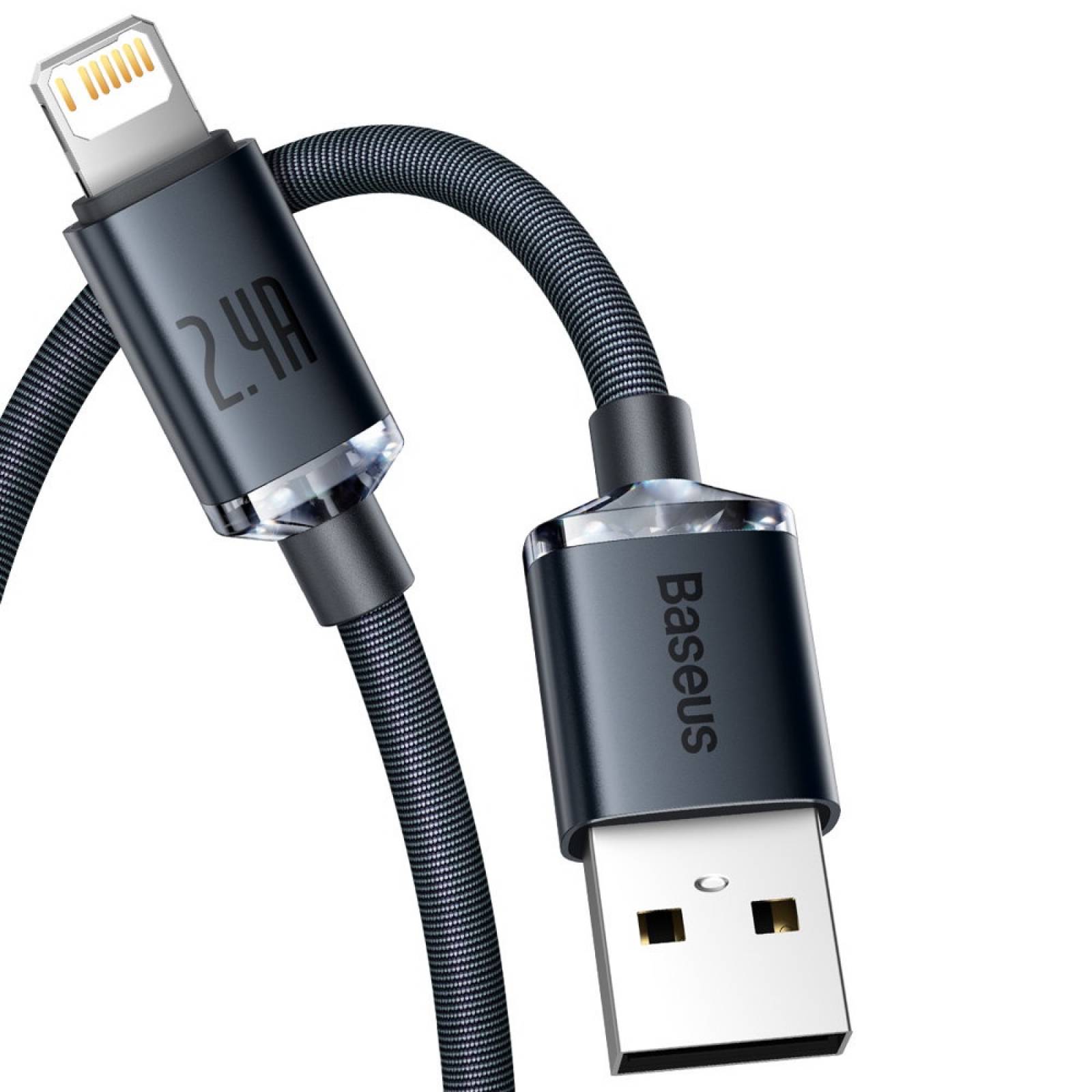 Cable USB 3 en 1 (Lighting) Android / Tipo-C Carga Rápida 2.4 A-2m