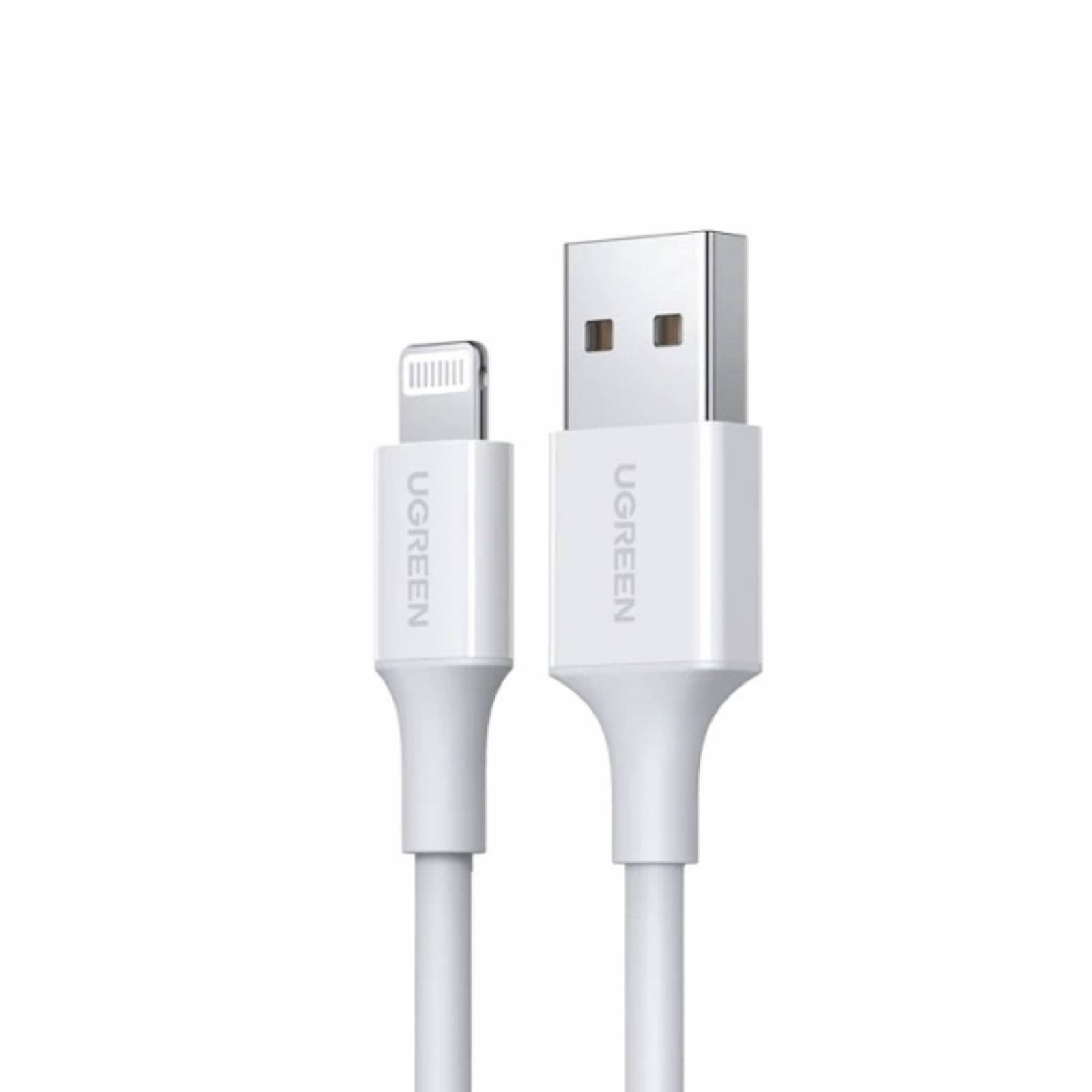Cable para iPhone Ugreen USB a Lightning Mfi Certificado 2m Blanco