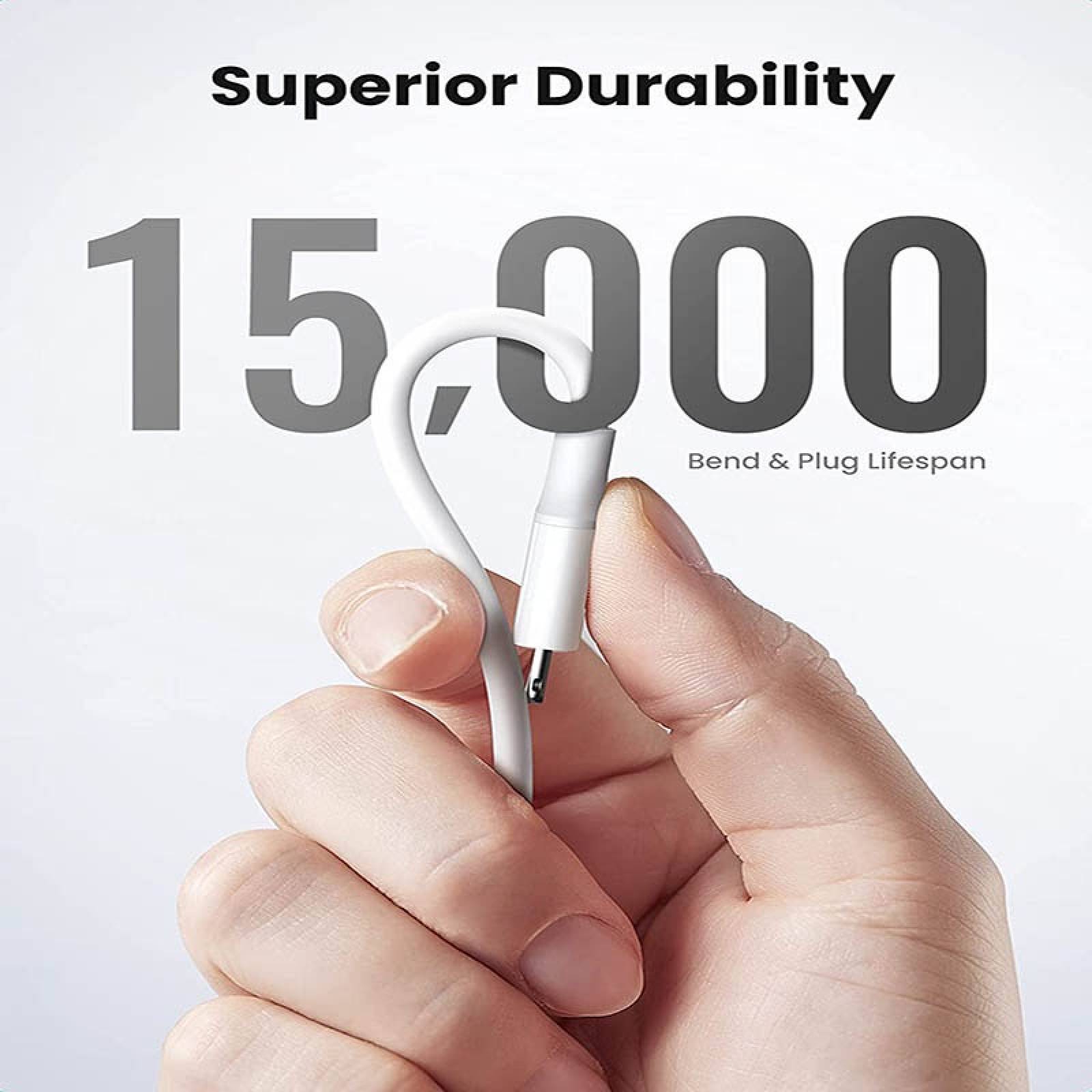 Cable para iPhone Ugreen USB a Lightning Mfi Certificado 2m Blanco