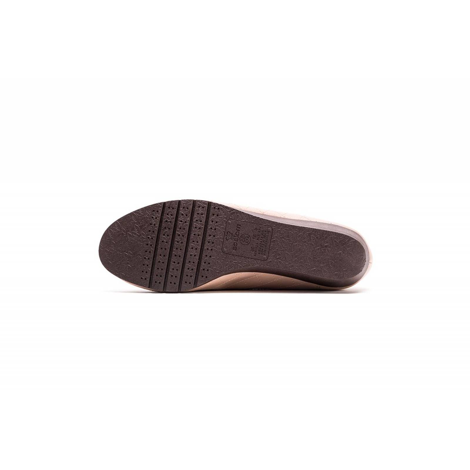 Calzado para dama tipo cuña color beige 5156705