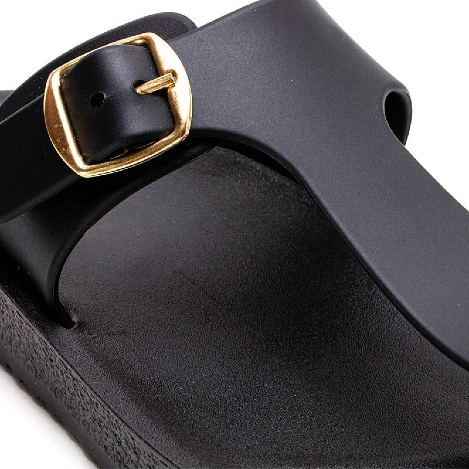 Sandalias Dama Banza Hebilla Ajustable Para Playa