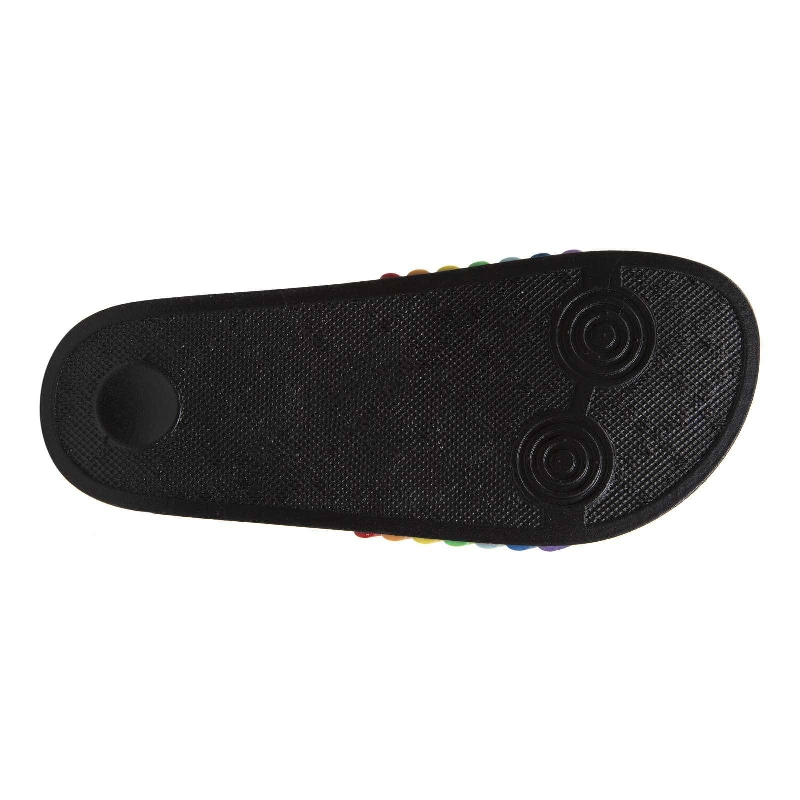 Sandalias Dama Fancy Multicolor Rainbow Pride Arcoiris