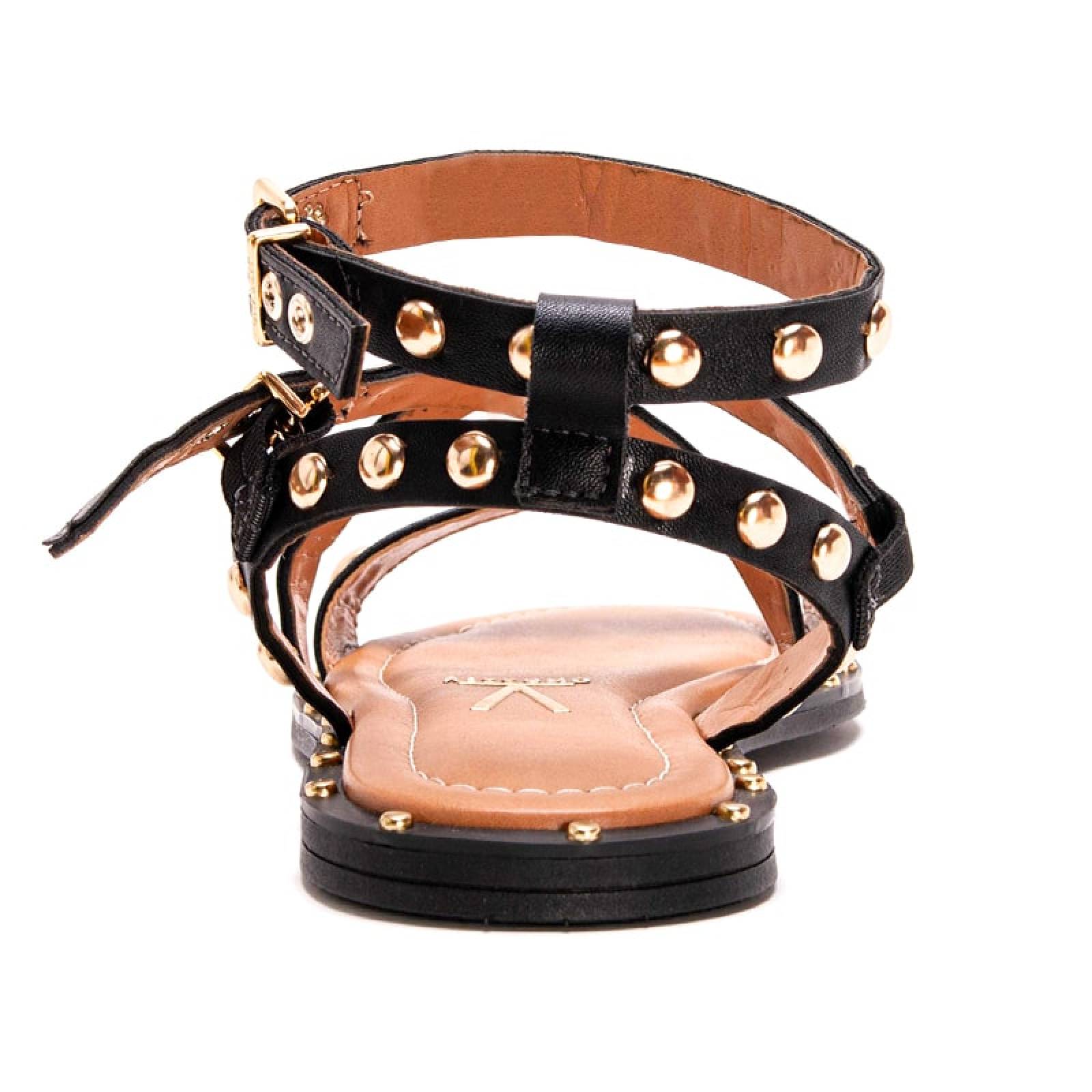 Sandalia Piso Dama Vizzano 6399518 Tiras Y Estoperoles